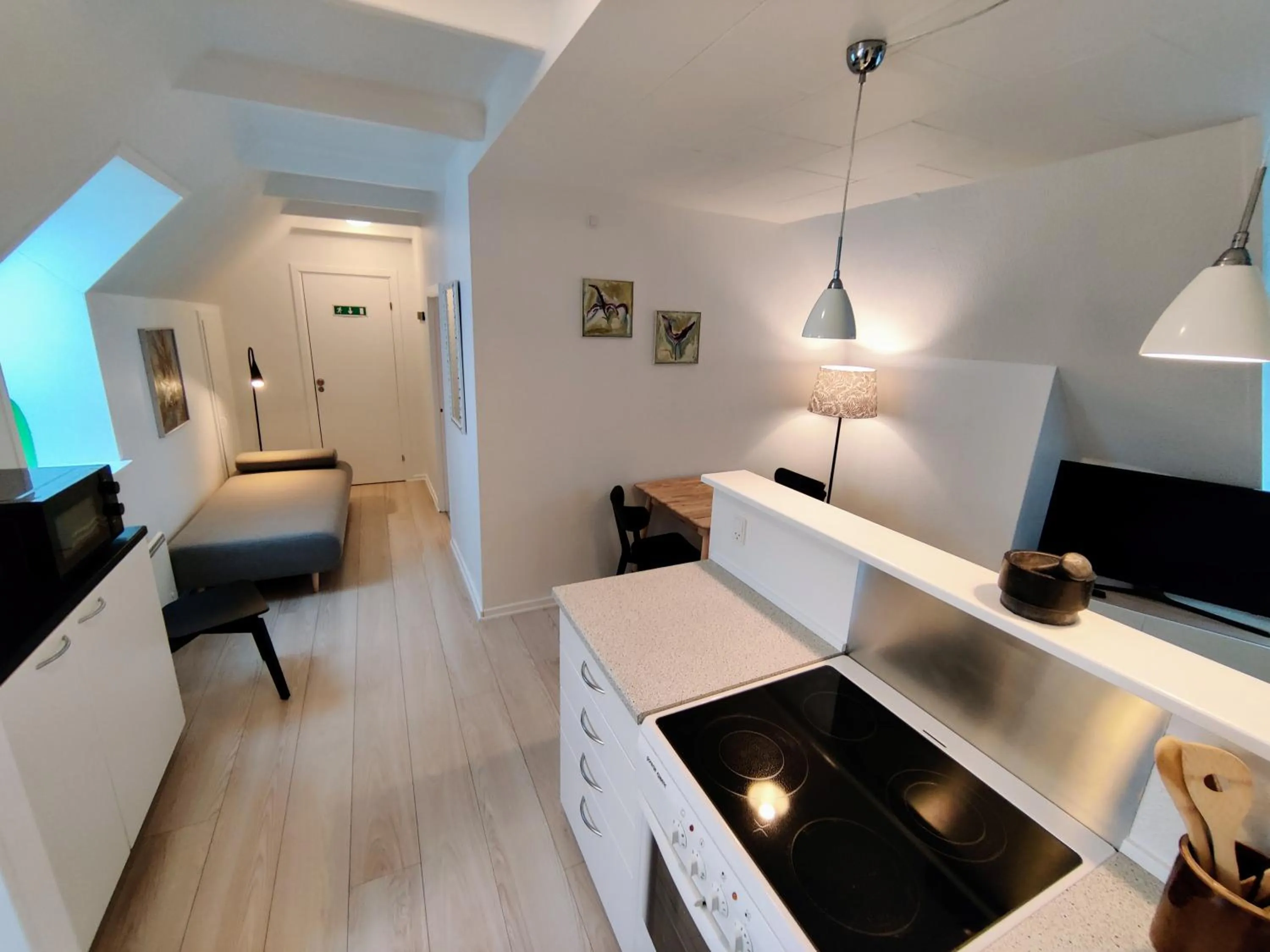 Kitchen or kitchenette in Provstegården Bed & Breakfast