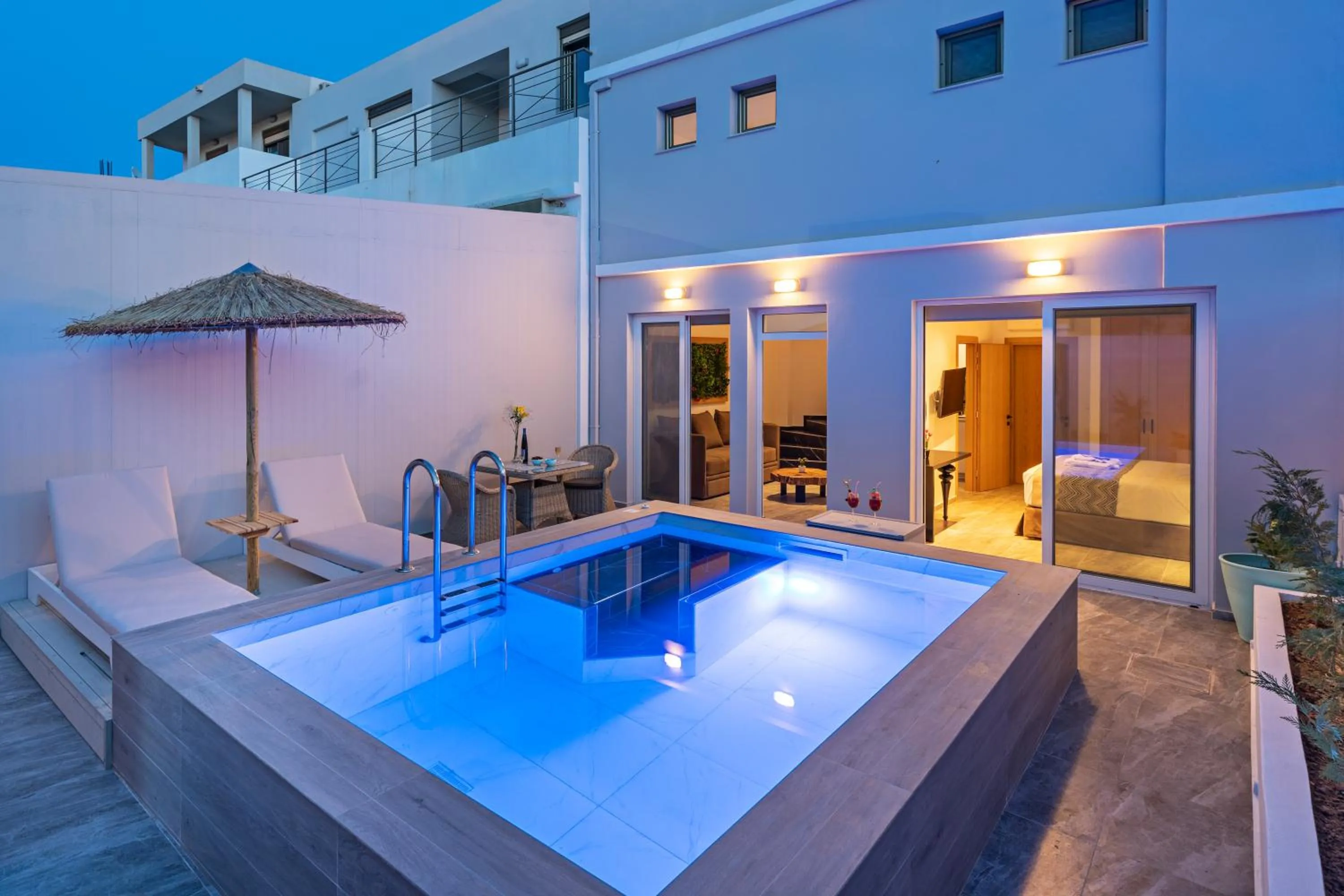 Swimming pool in Delfina Boutique Hotel