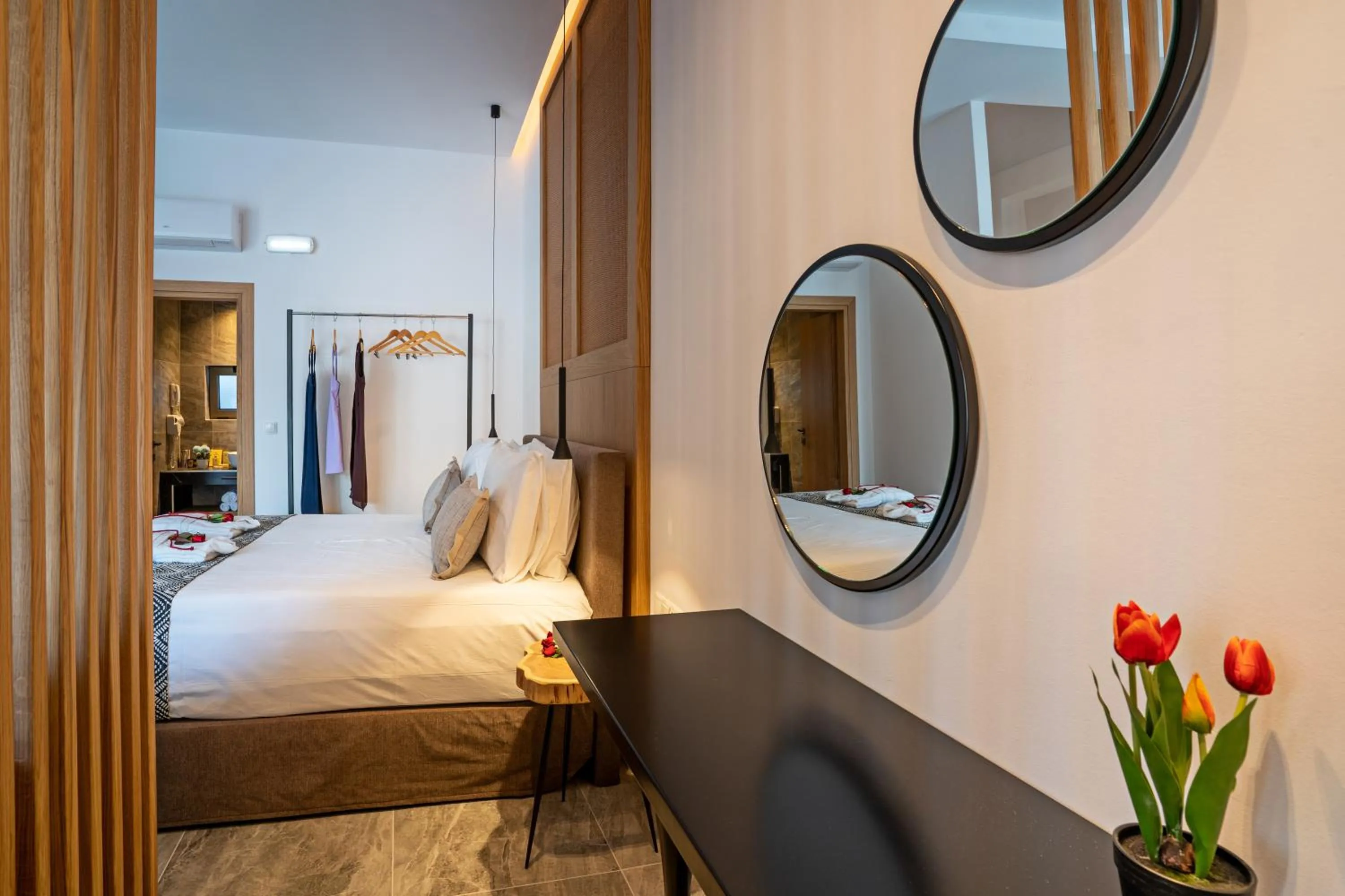 Bed in Delfina Boutique Hotel