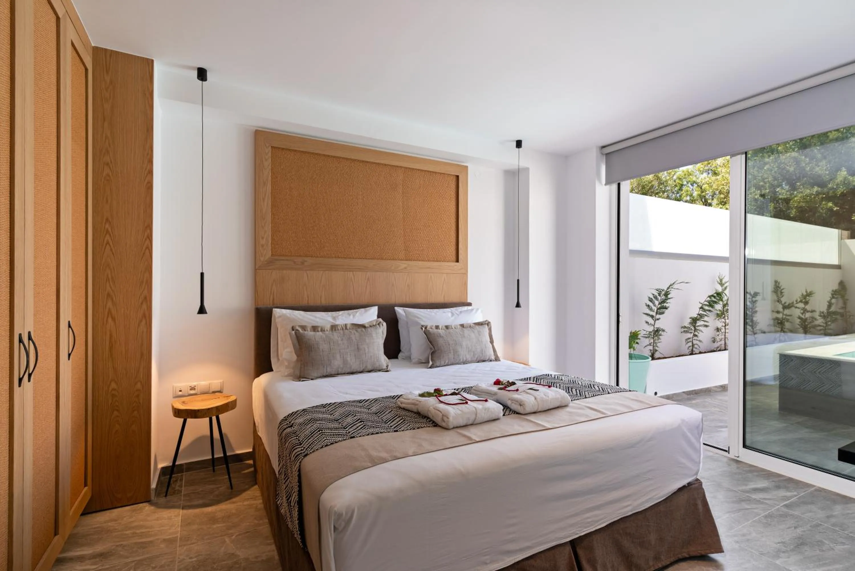 Bed in Delfina Boutique Hotel