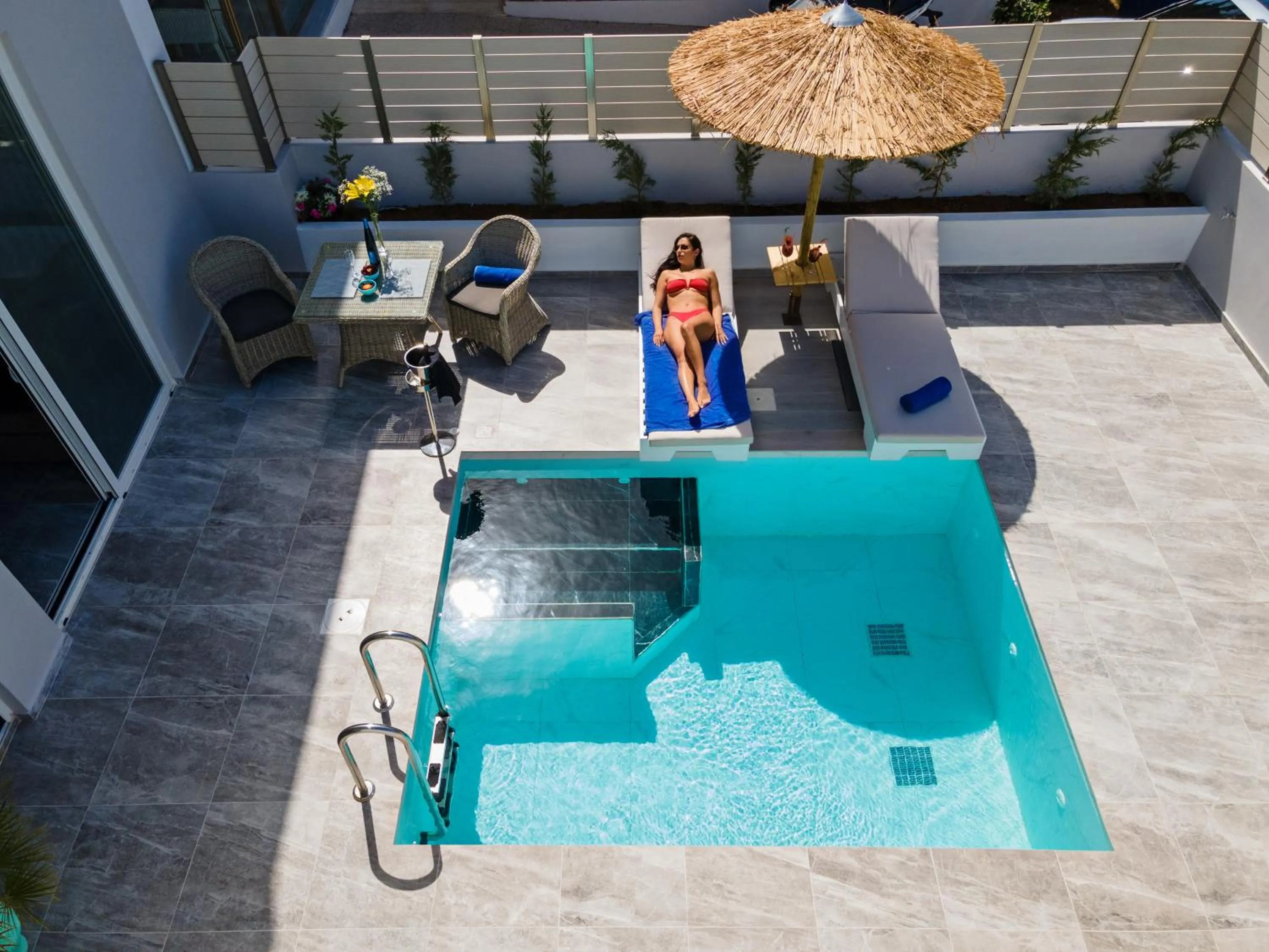 Swimming pool in Delfina Boutique Hotel