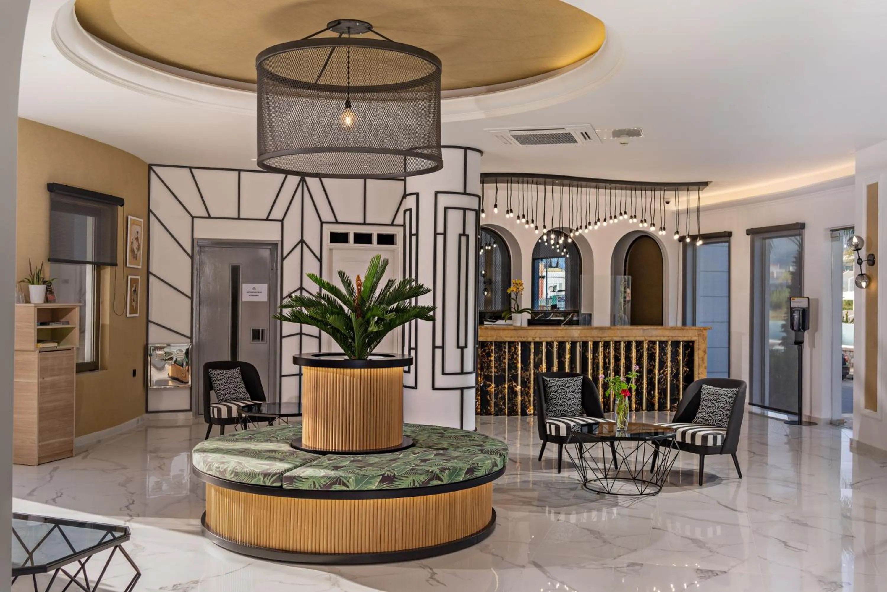 Lobby or reception in Delfina Boutique Hotel