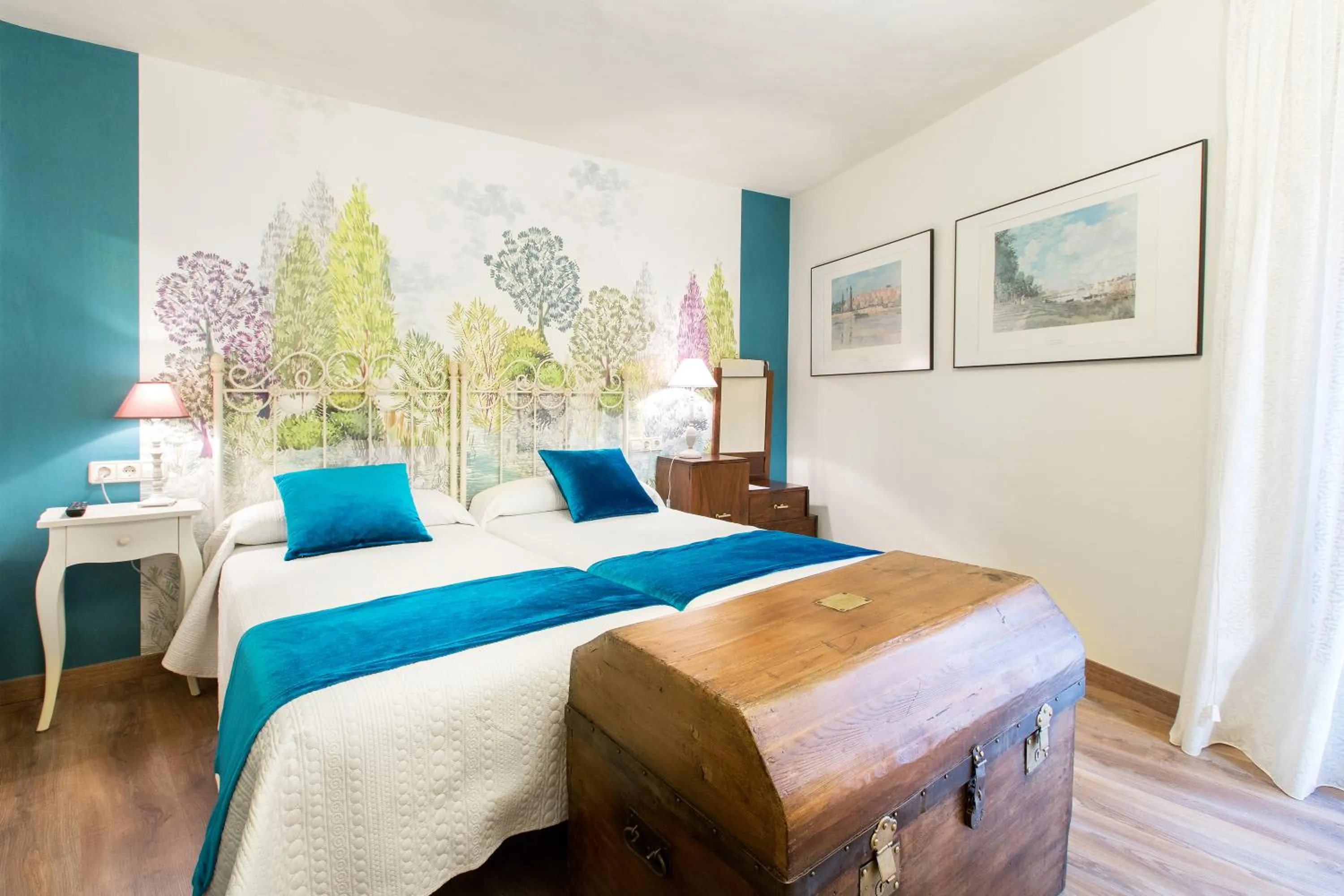 Decorative detail, Bed in Hotel Villa San Jorge