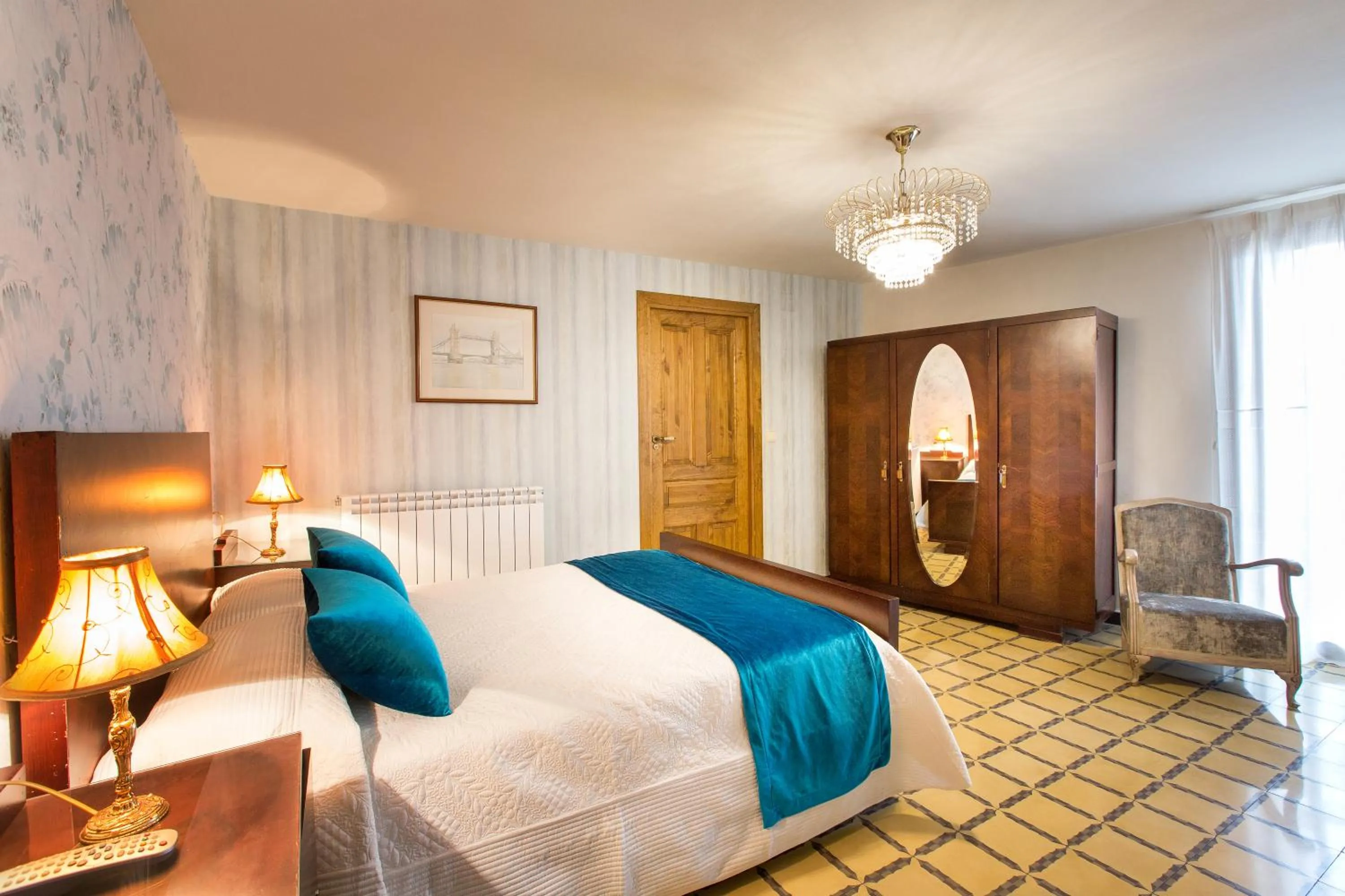 Decorative detail, Bed in Hotel Villa San Jorge