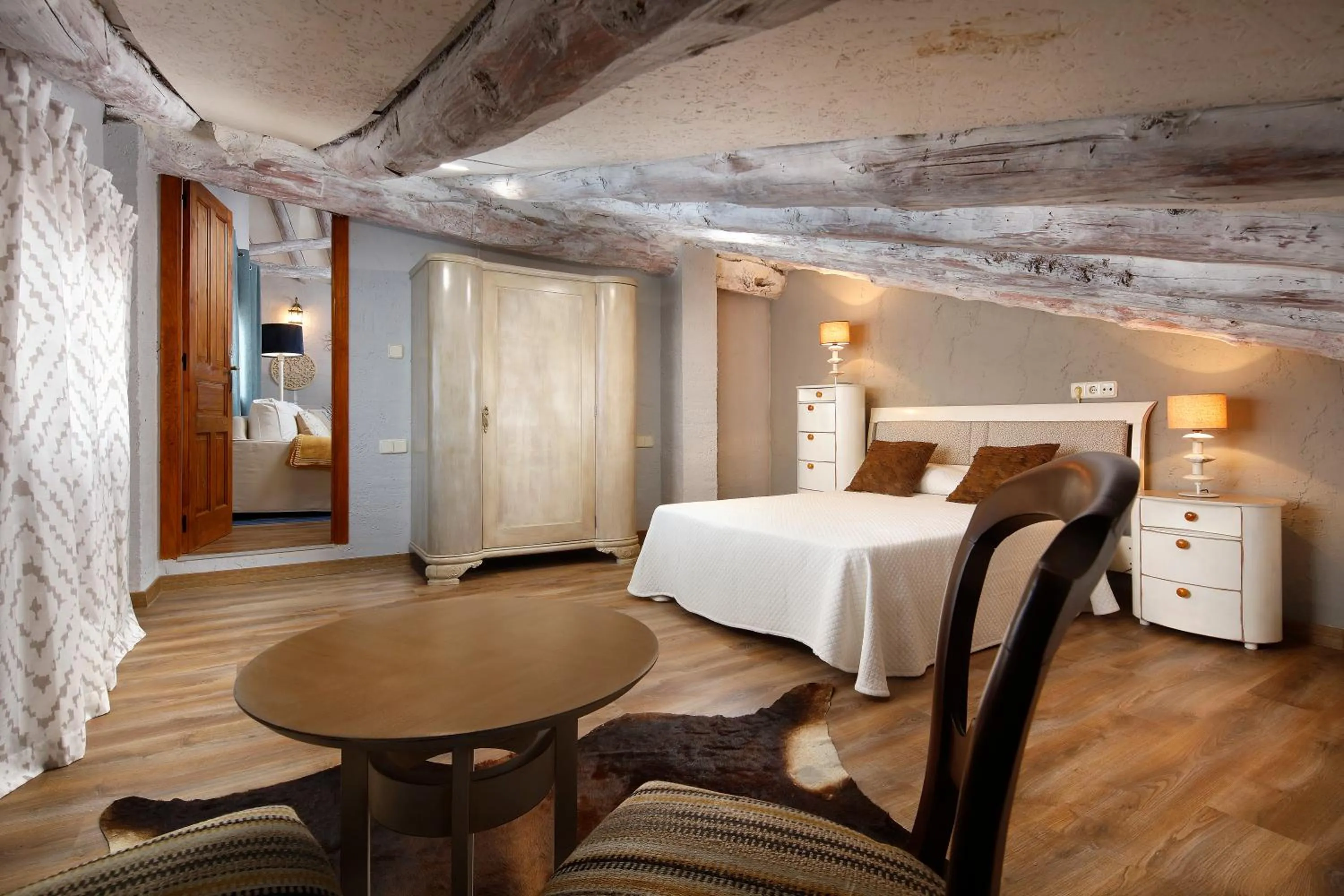 Bed in Hotel Villa San Jorge