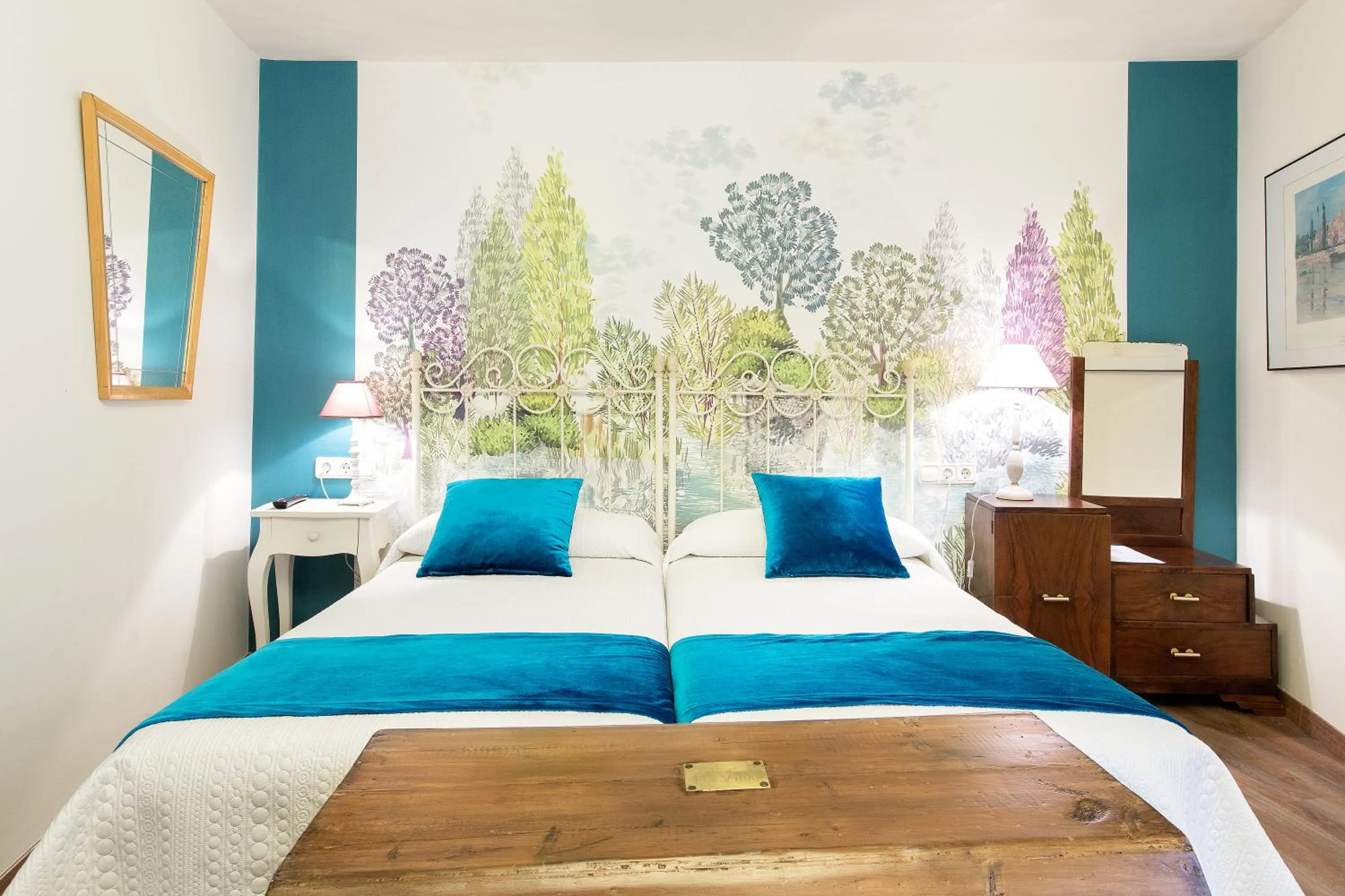 Decorative detail, Bed in Hotel Villa San Jorge