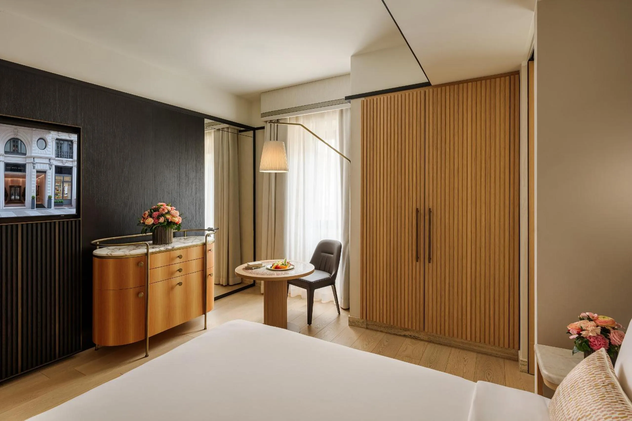 Bed in Park Hyatt Milano