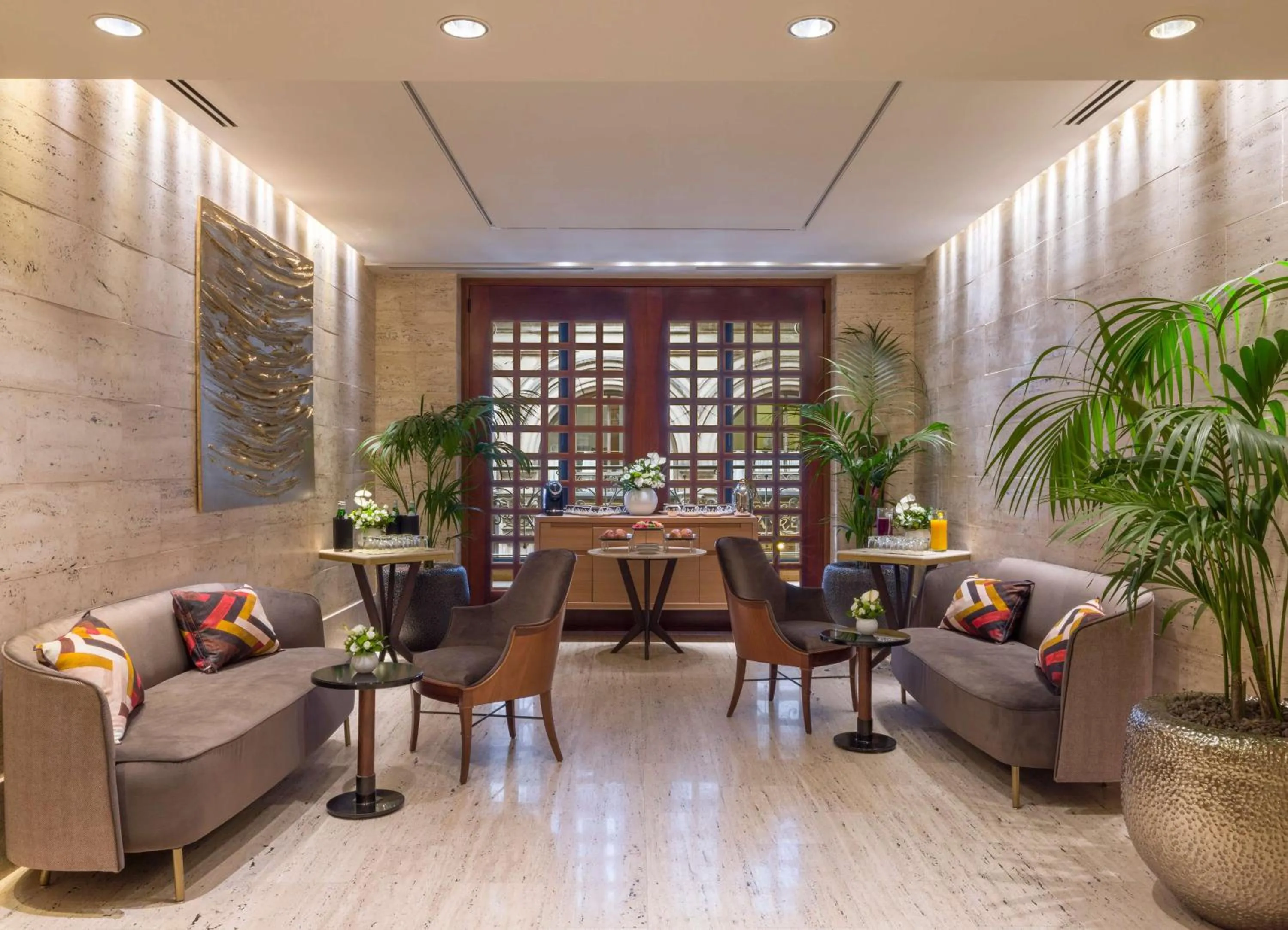 Seating area in Park Hyatt Milano