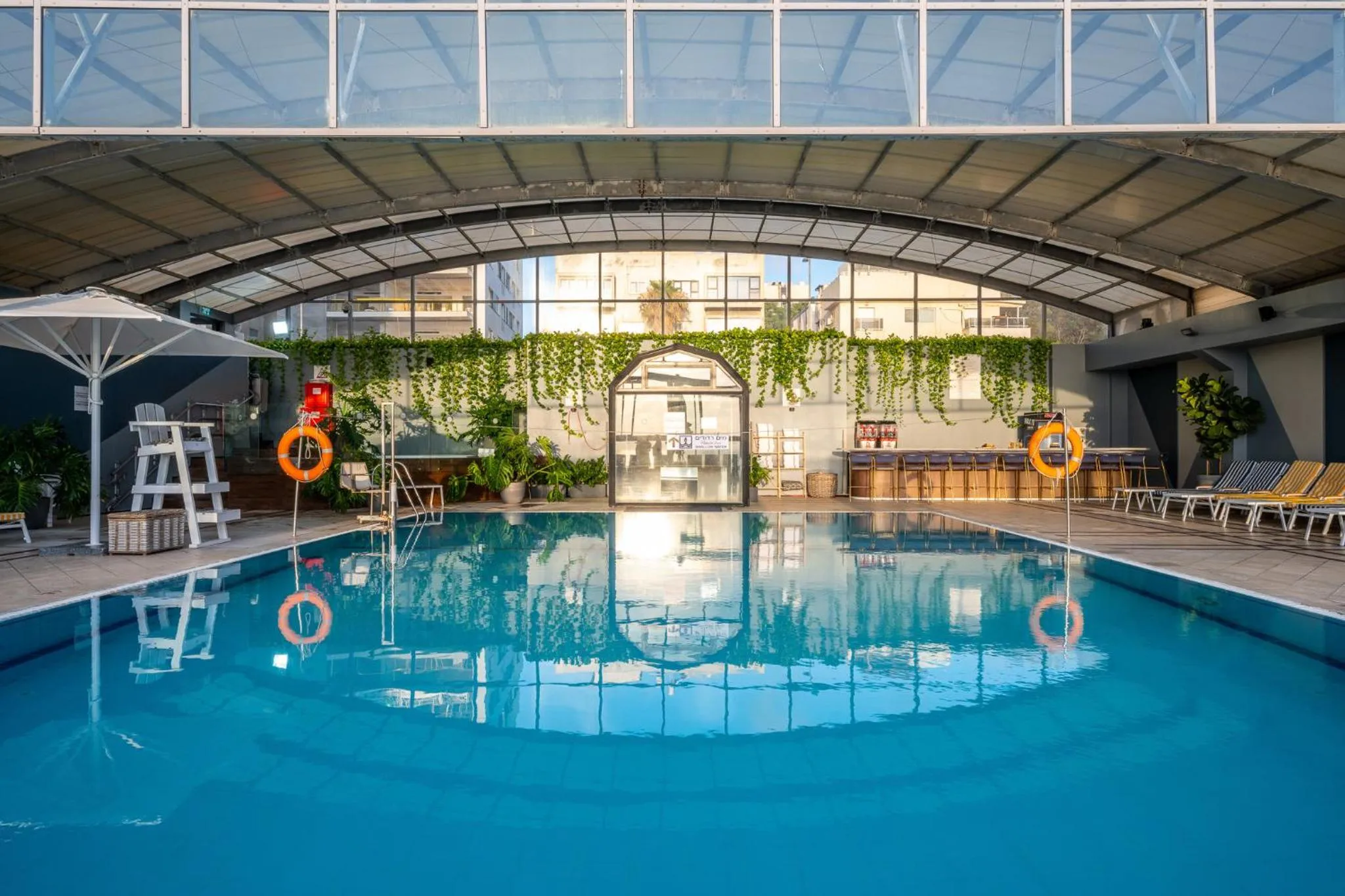 Swimming pool in Crowne Plaza Tel Aviv Beach by IHG