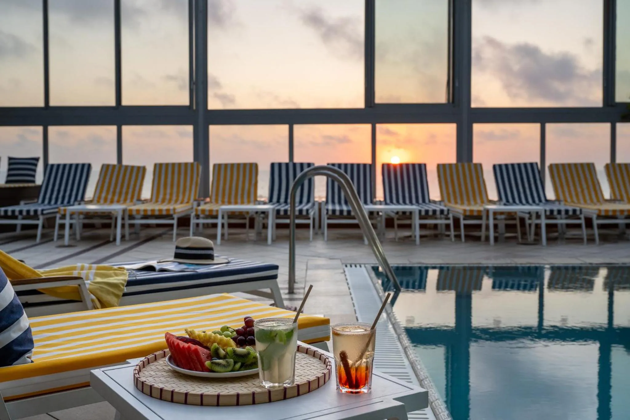 Swimming pool in Crowne Plaza Tel Aviv Beach by IHG