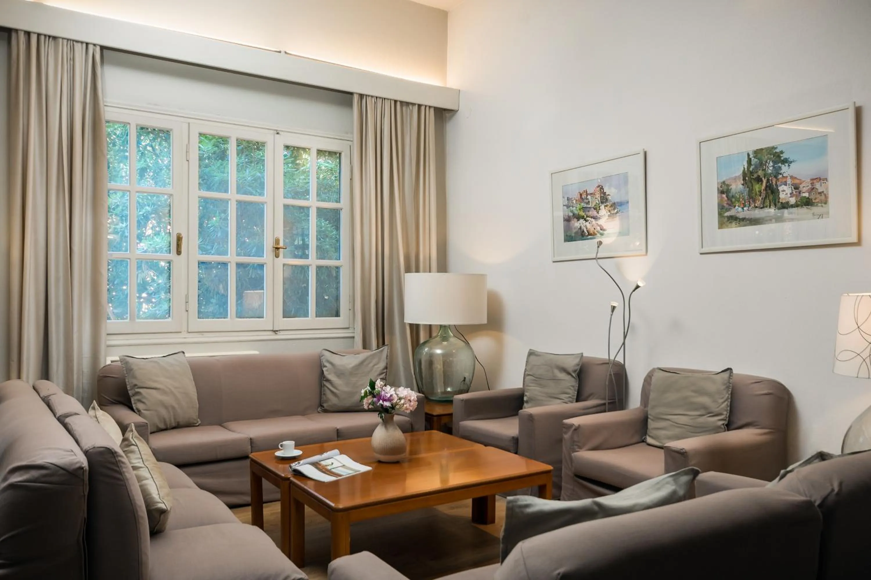 Lobby or reception in Folies Corfu Town Hotel Apartments