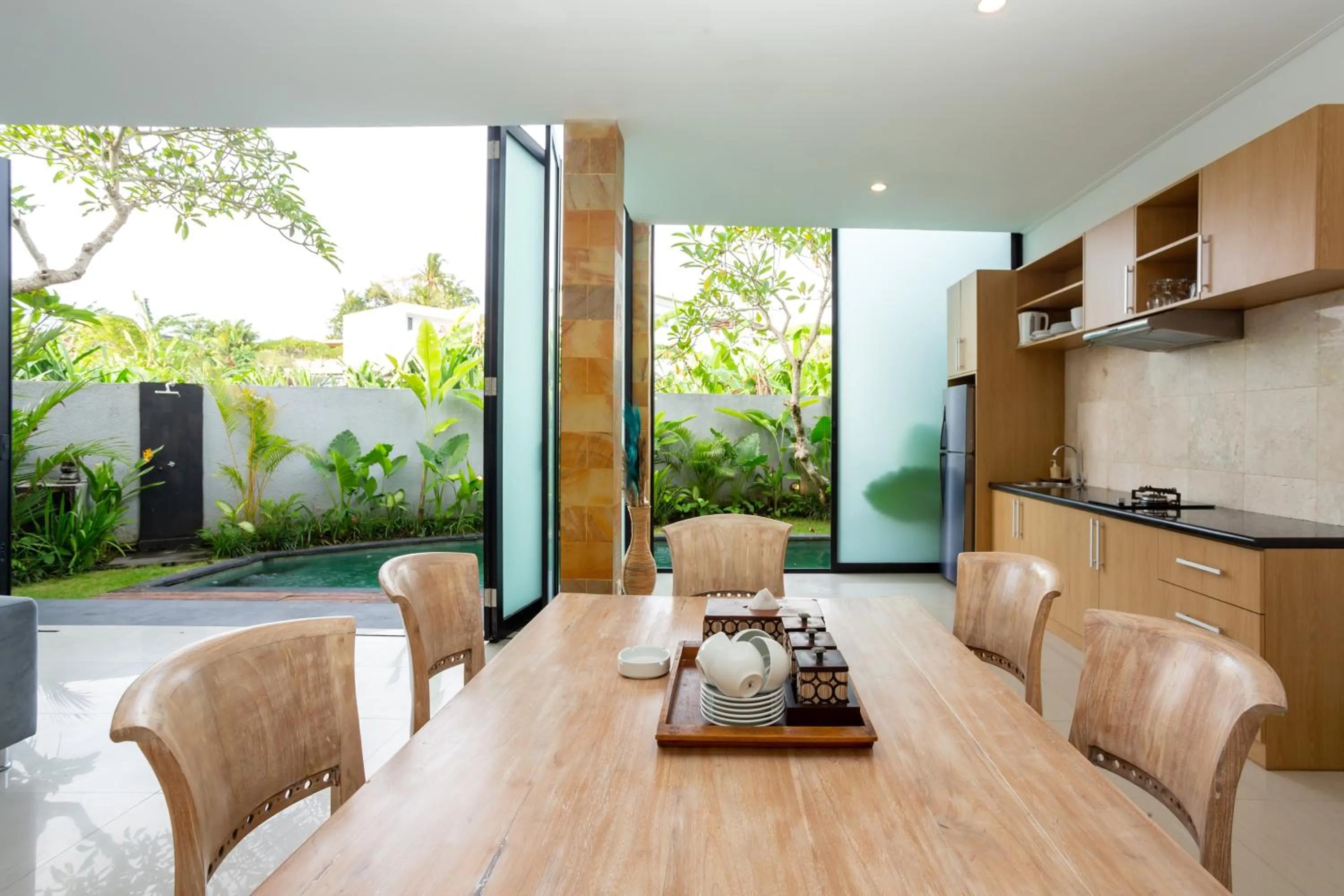 Dining area in The Dewi Canggu Villa