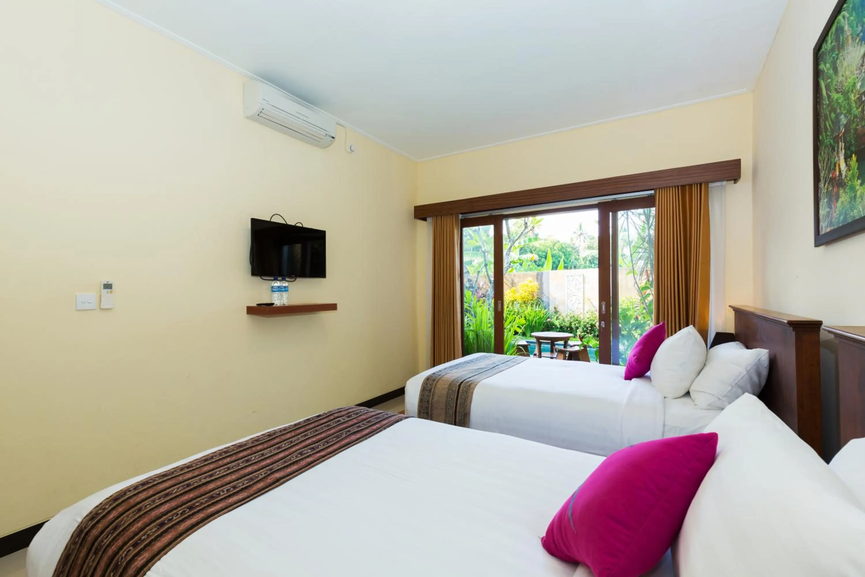 Bed in The Dewi Canggu Villa