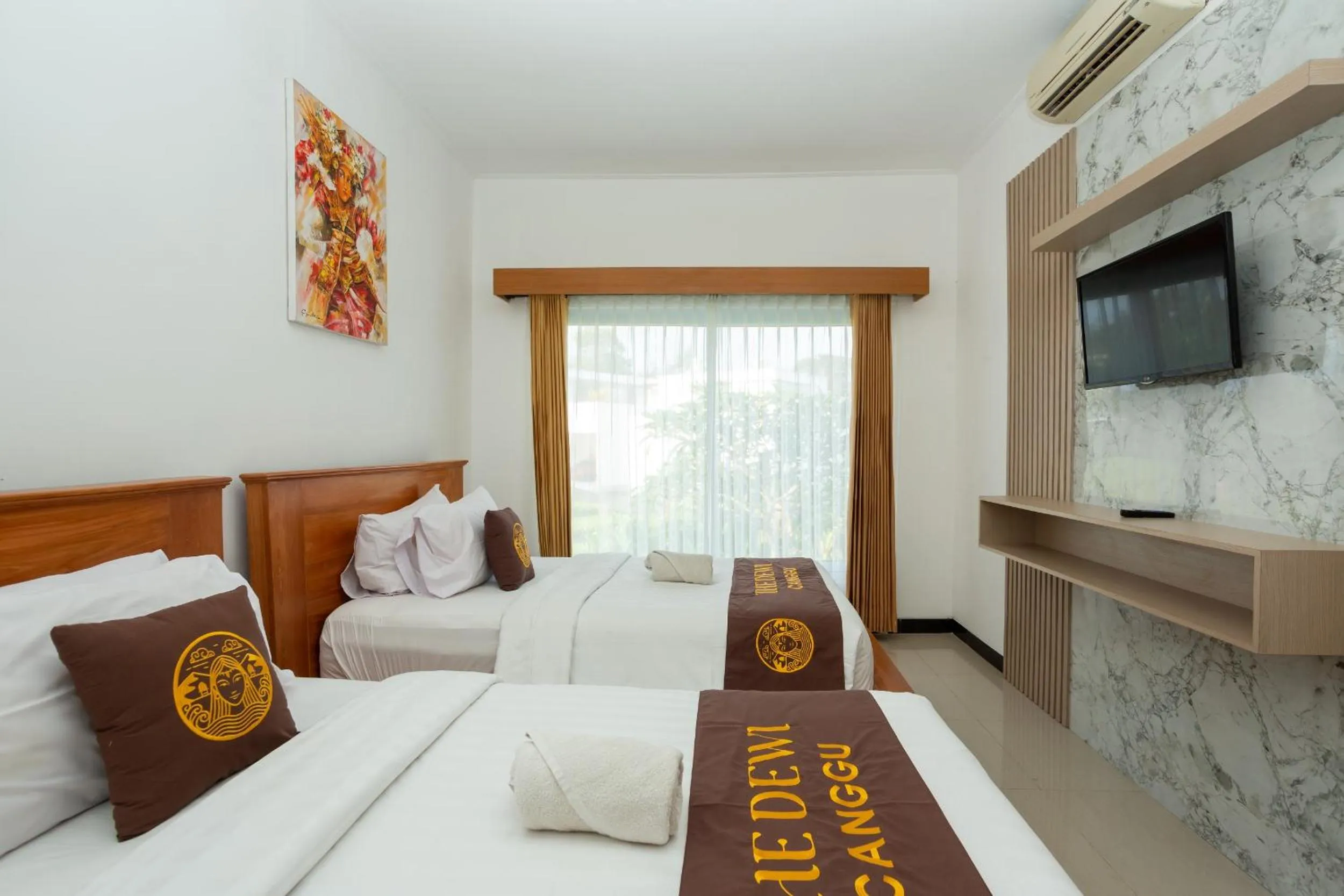 Bed in The Dewi Canggu Villa
