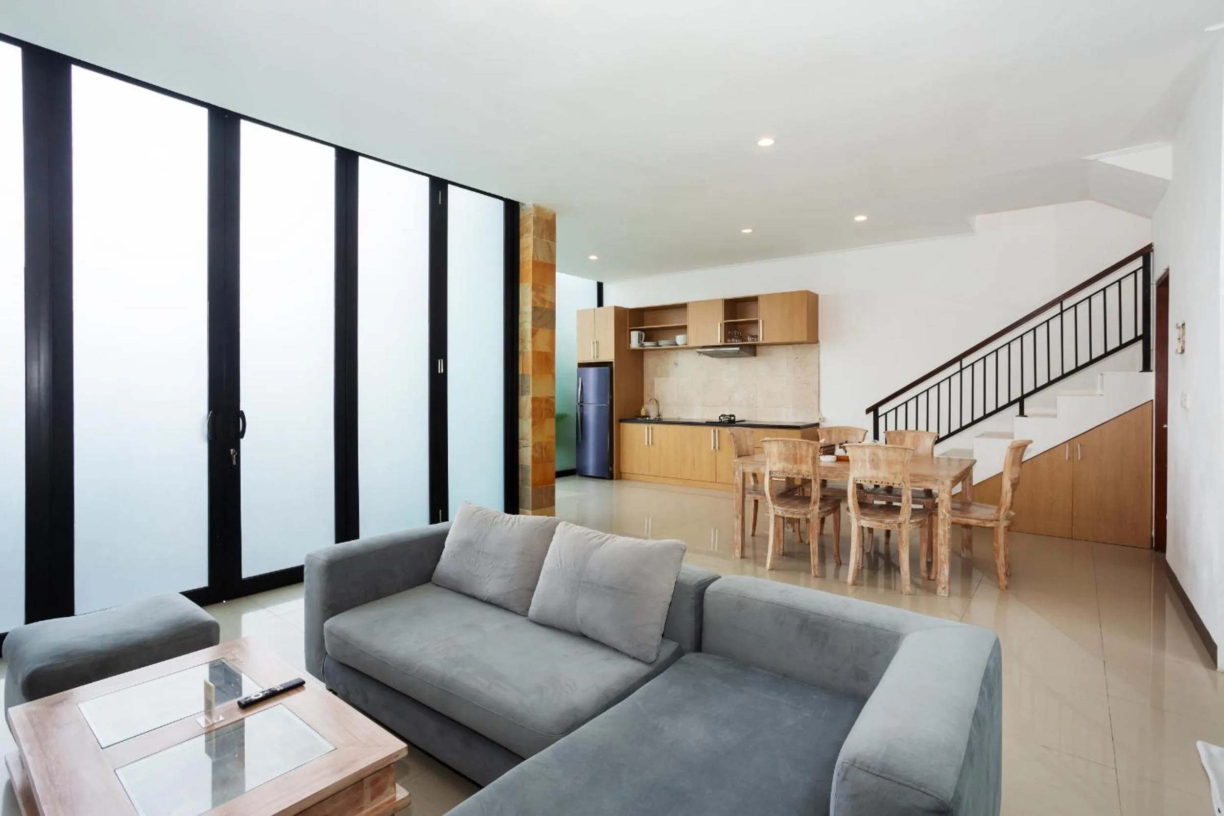 Kitchen or kitchenette in The Dewi Canggu Villa