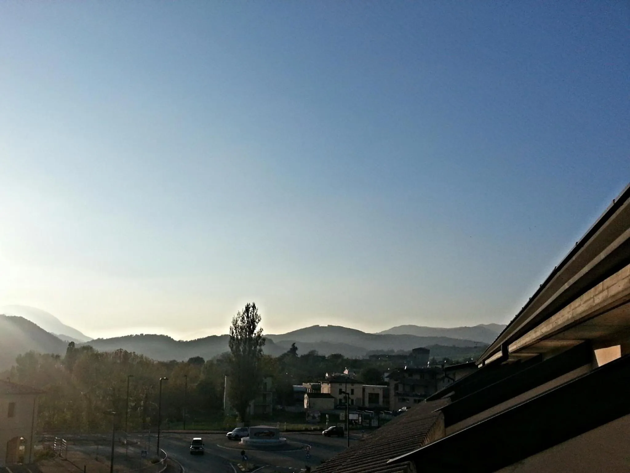 Balcony/Terrace in Albergo Della Roccia