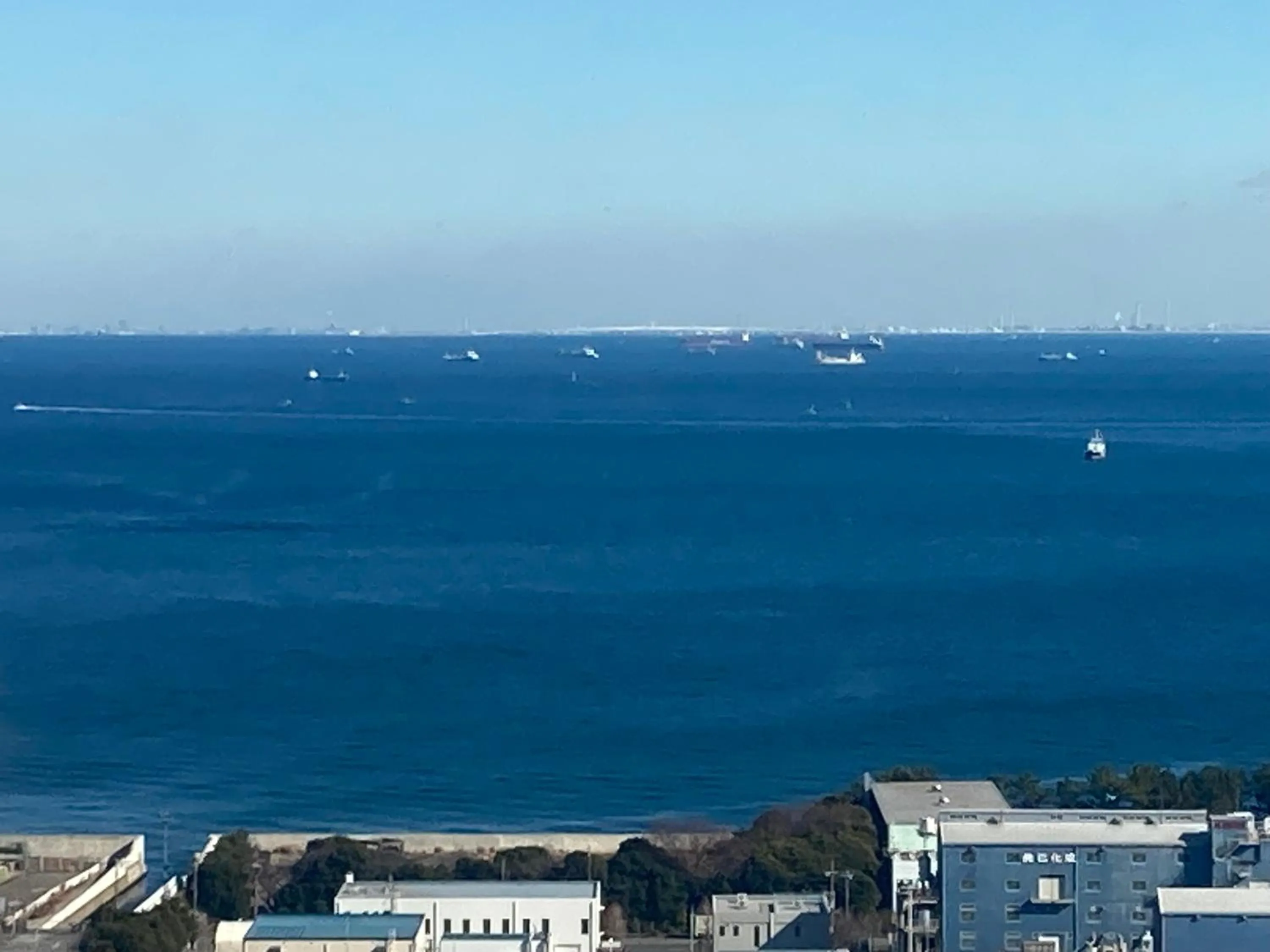 Sea view in Yokohama Techno Tower Hotel