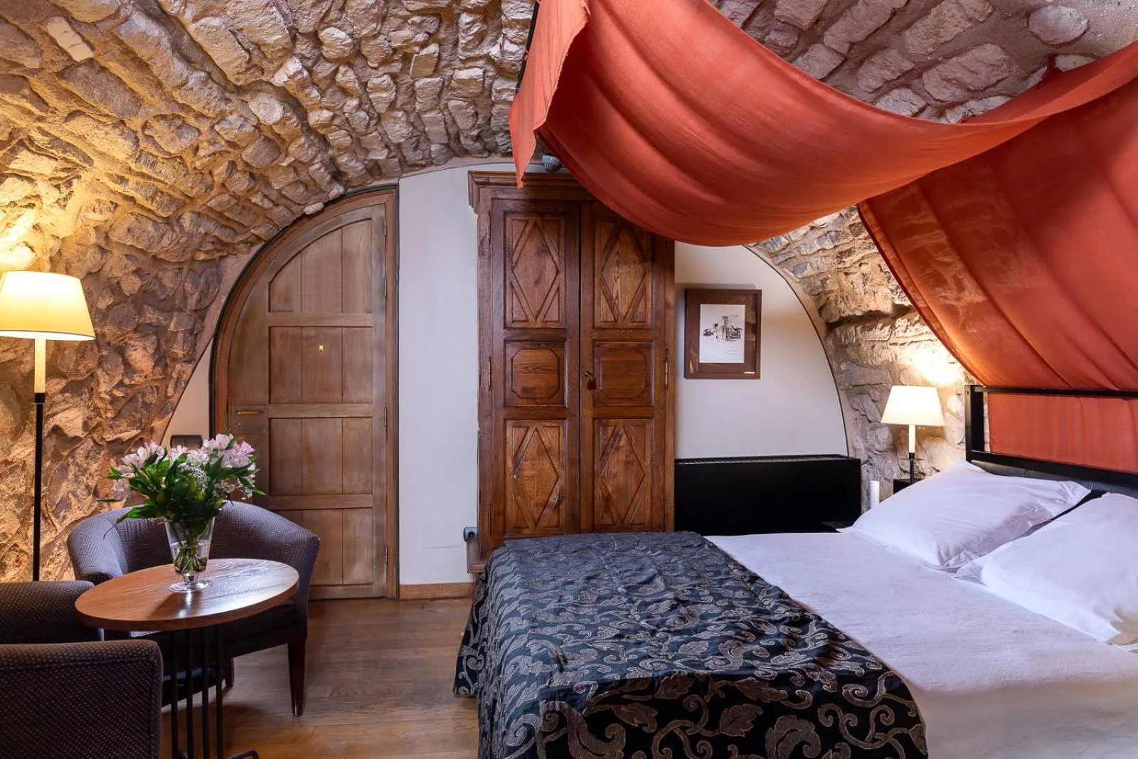 Bedroom, Bed in Parador de Alarcón