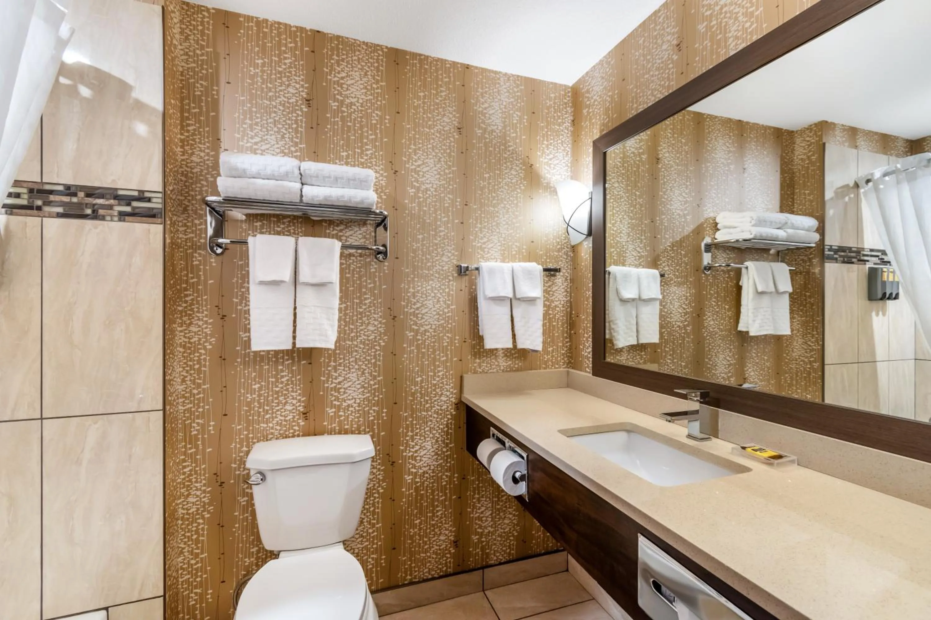 Toilet in Best Western Plus Kindersley Hotel