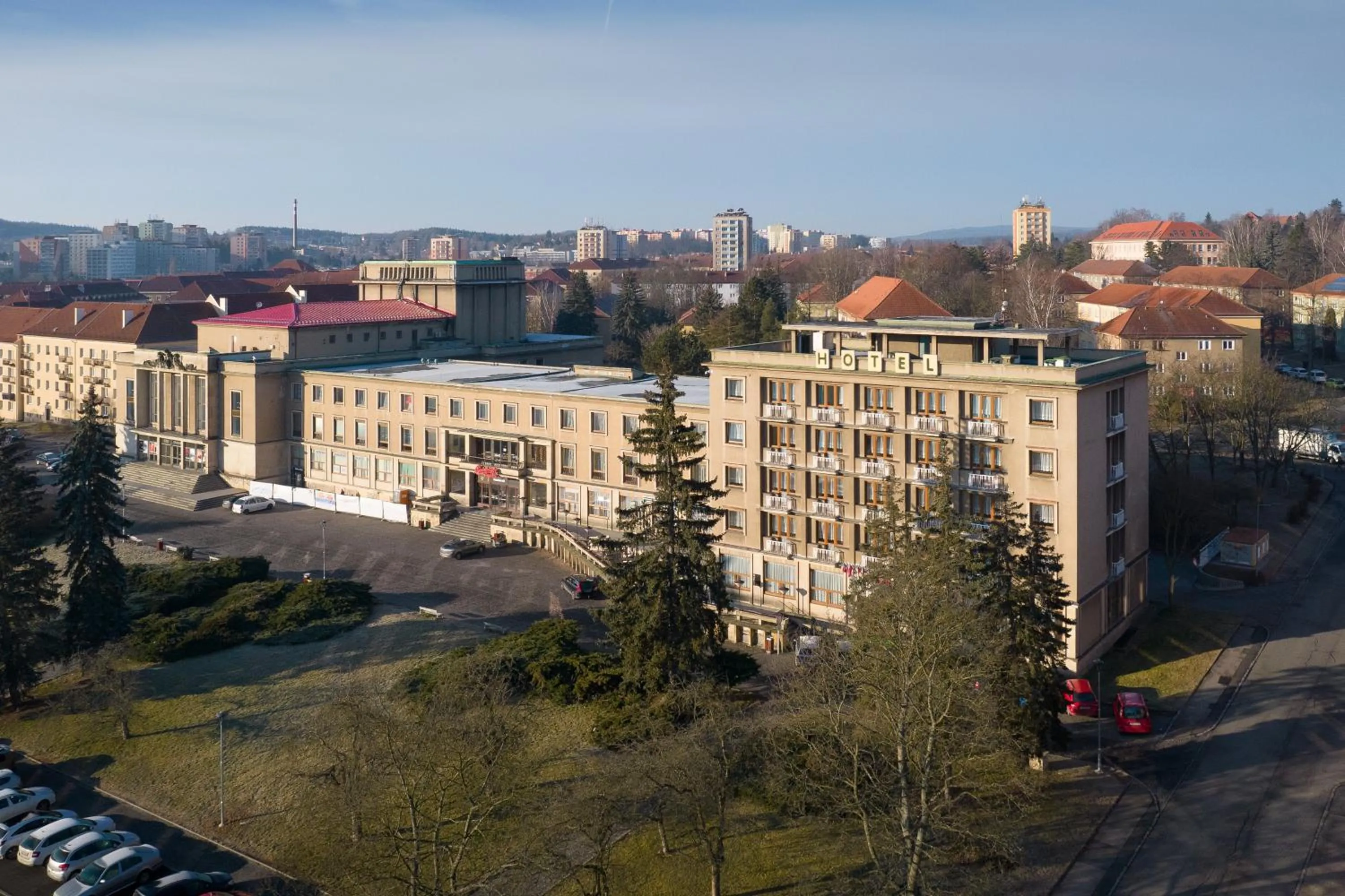 Property building in Hotel Belvedere Příbram