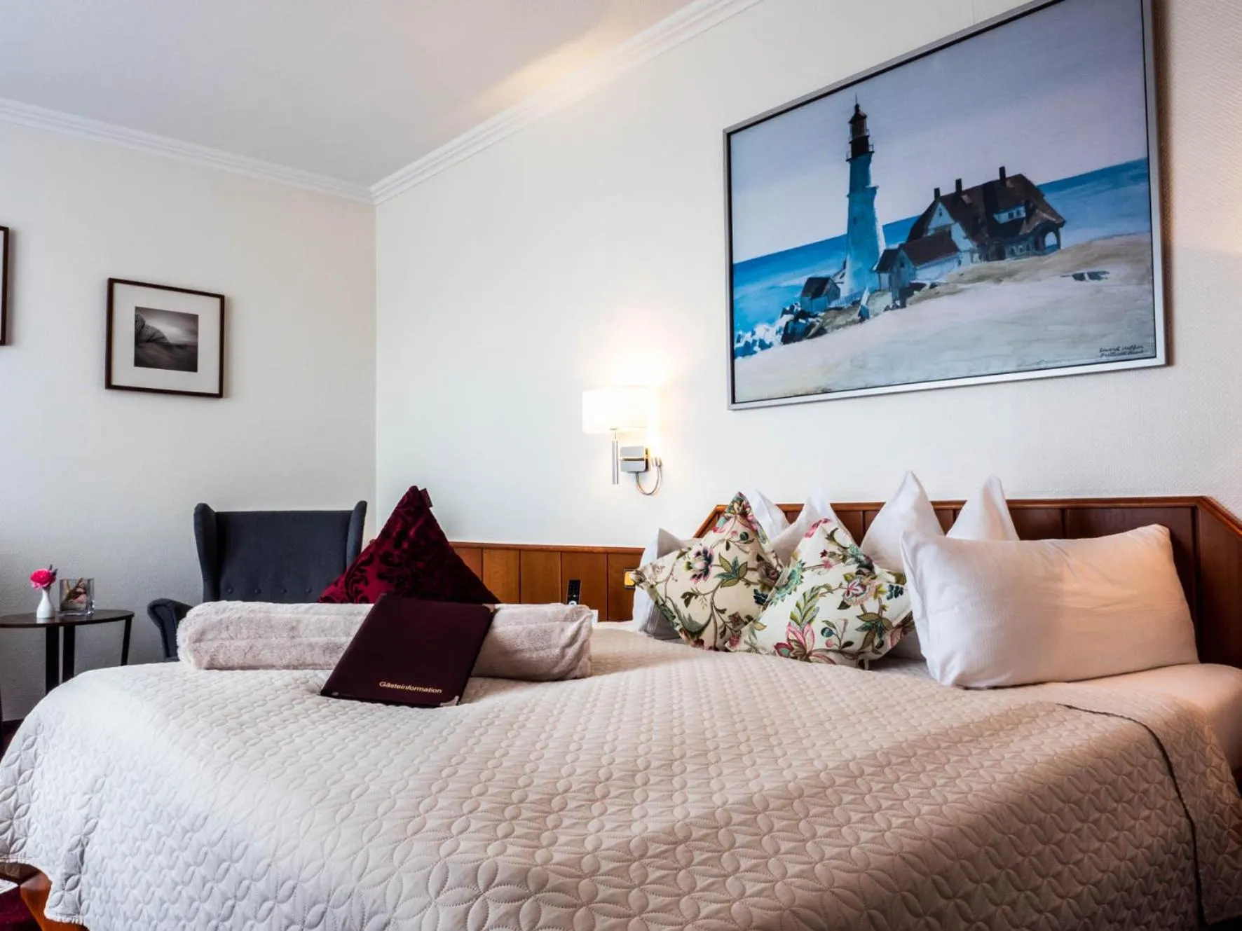Photo of the whole room, Bed in Garni Hotel & Appartements Nordstrand