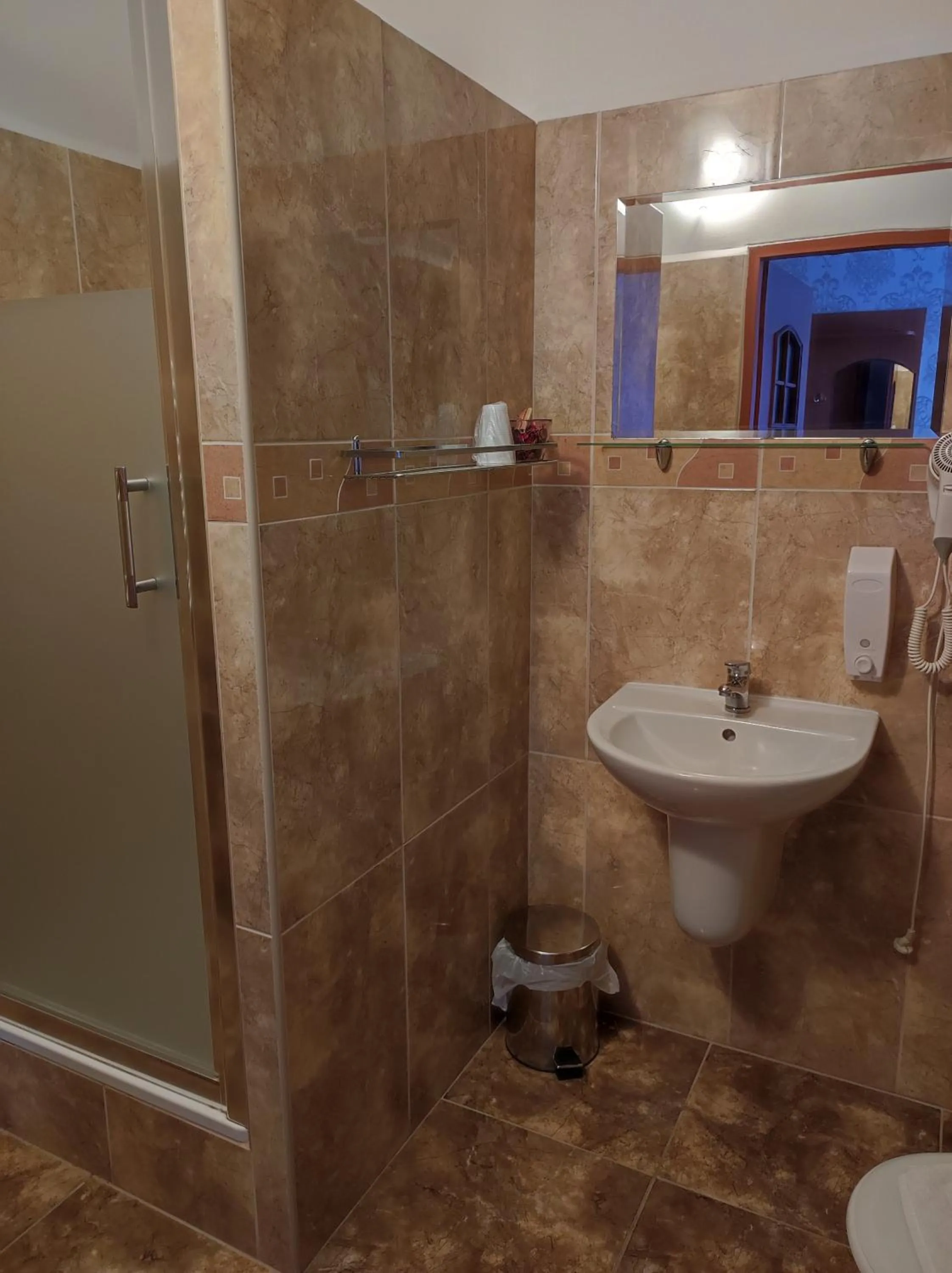 Shower in Pensjonat Wioletta