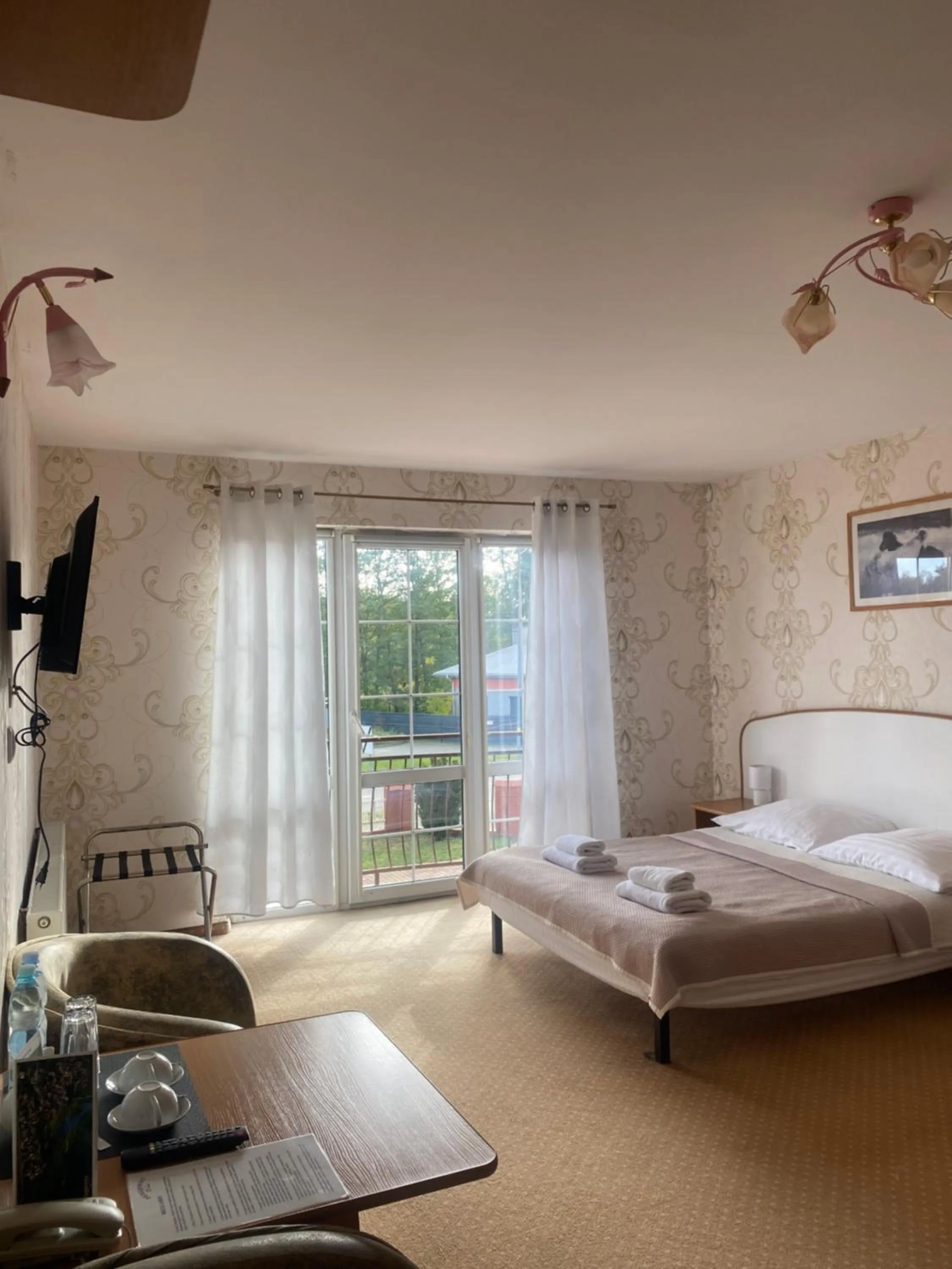 Bed in Pensjonat Wioletta