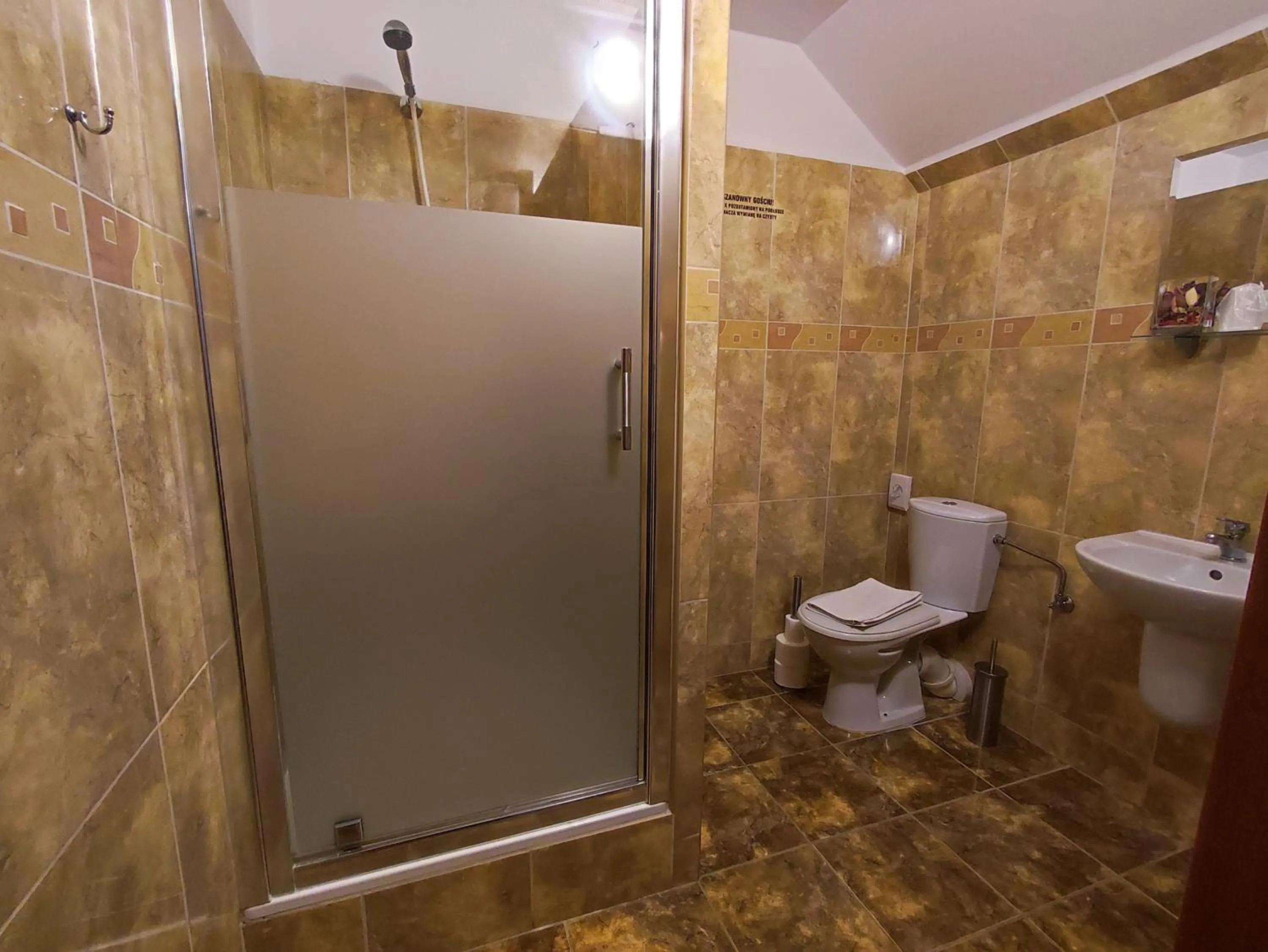 Shower in Pensjonat Wioletta