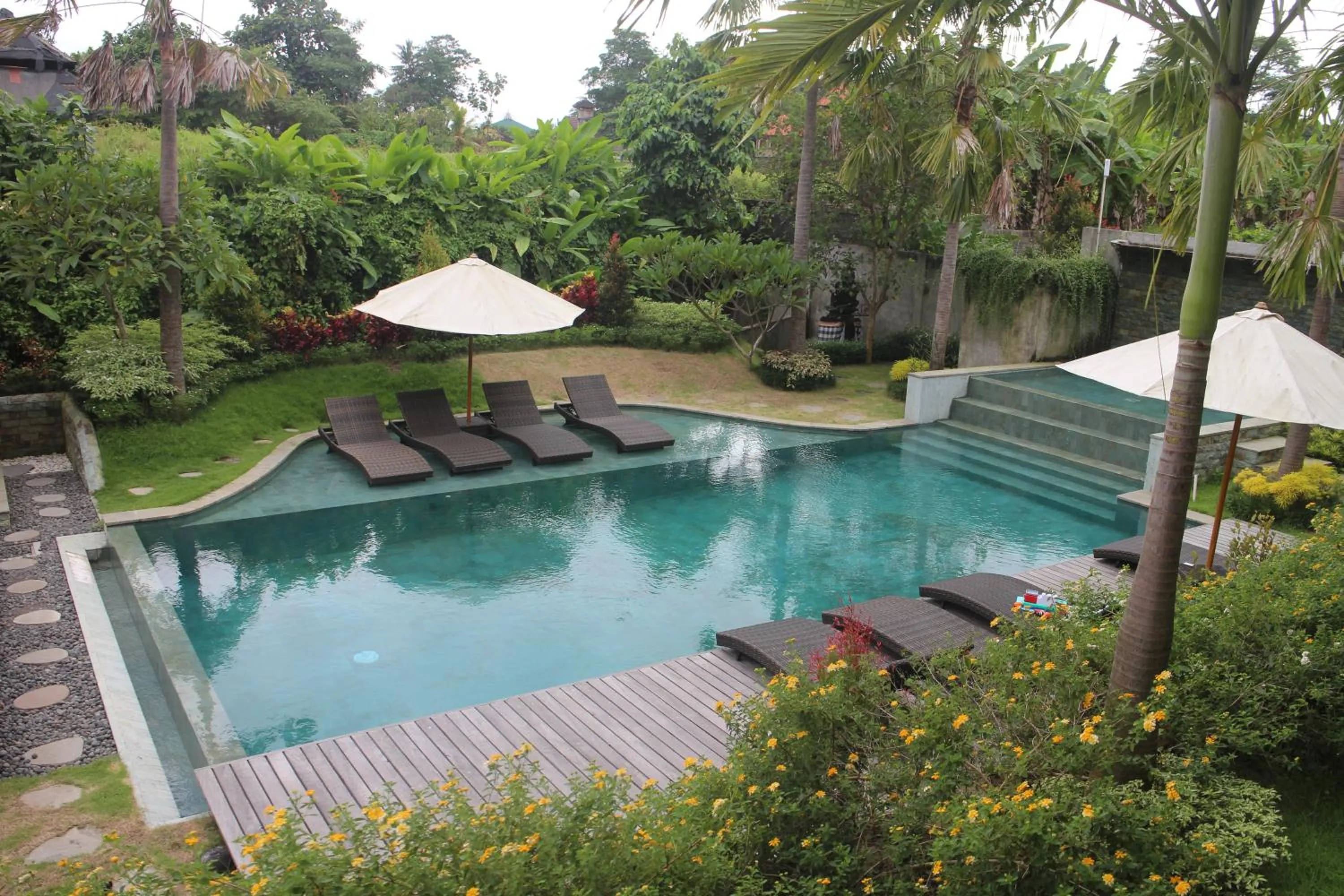 Pool view in Betutu Bali Villas