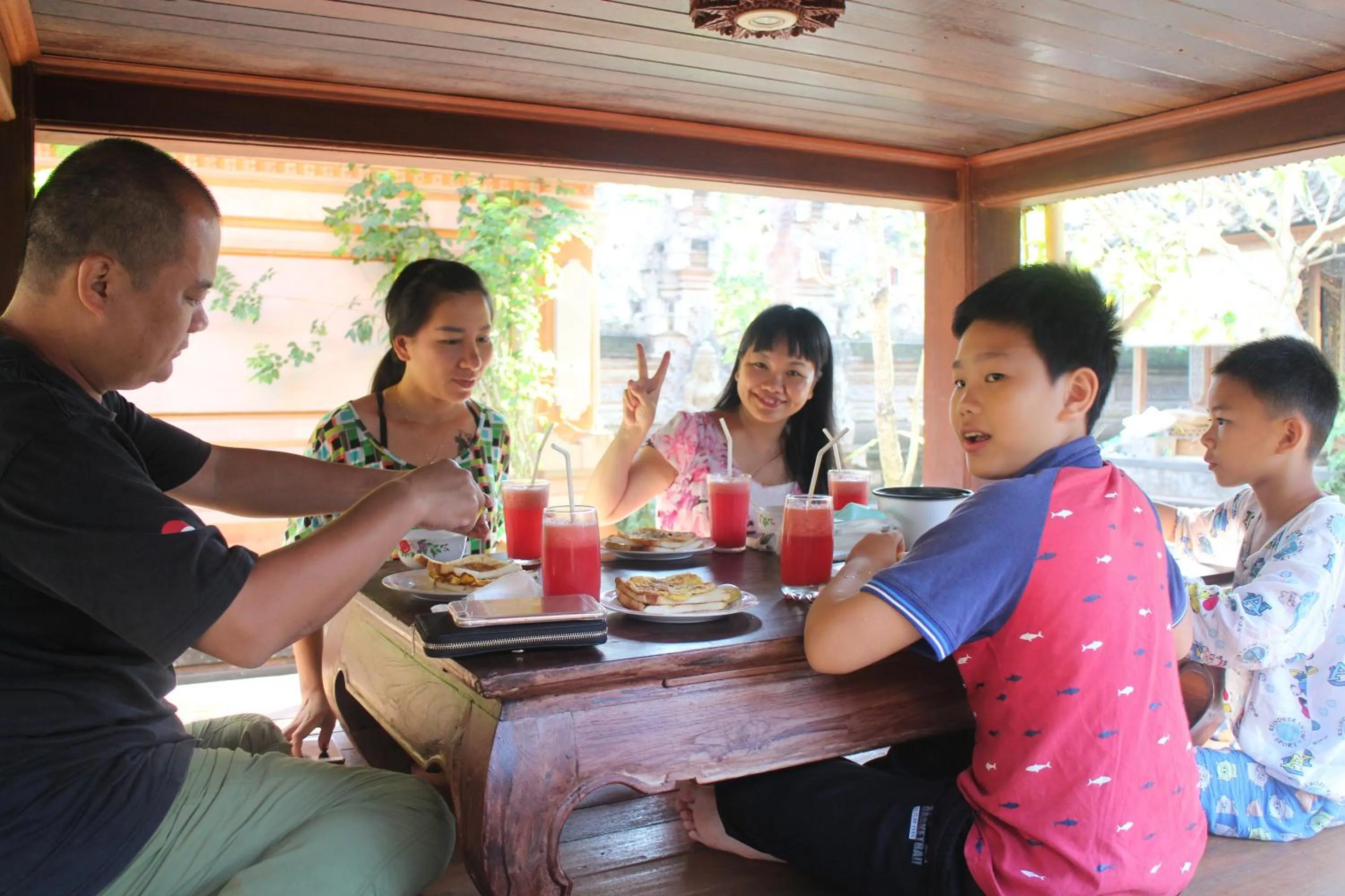 group of guests in Betutu Bali Villas