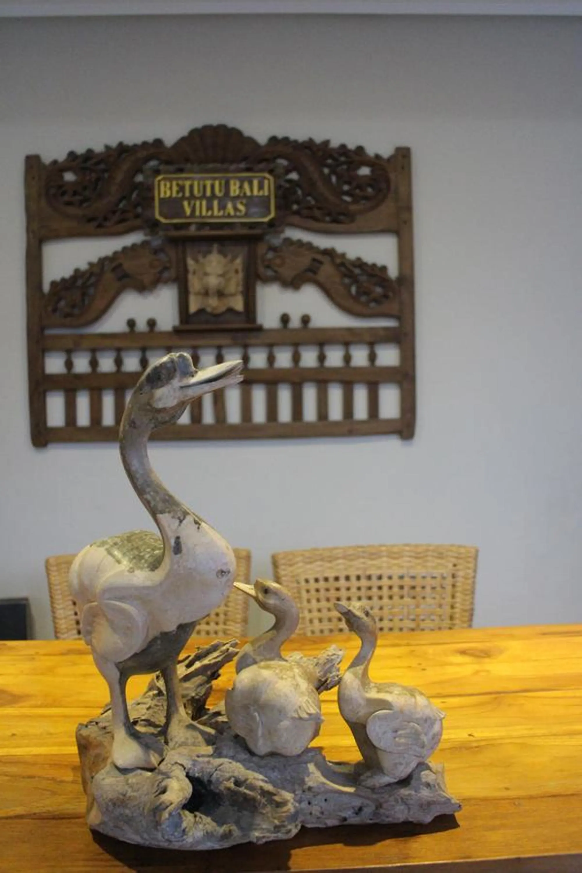 Decorative detail in Betutu Bali Villas