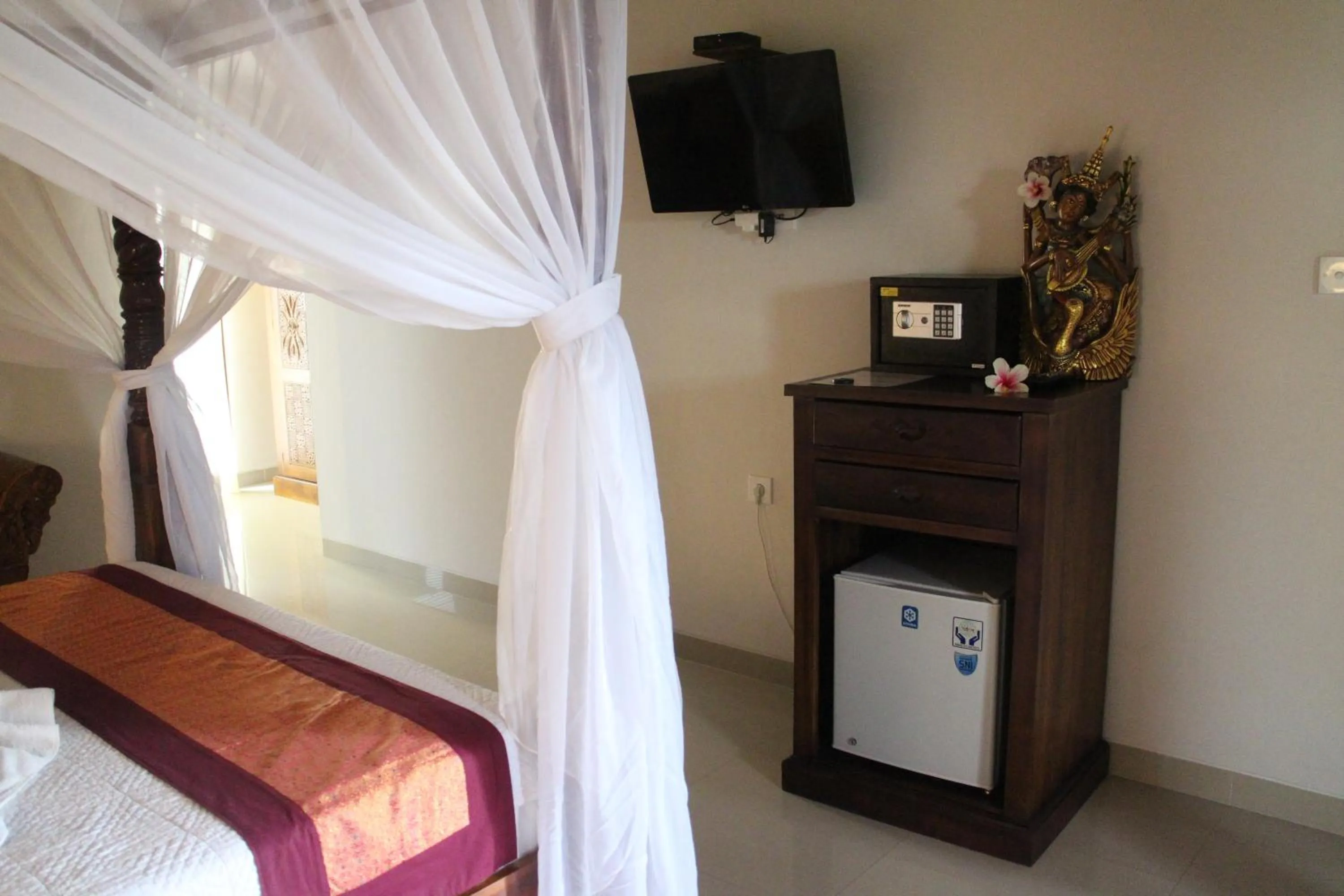 Decorative detail, Bed in Betutu Bali Villas