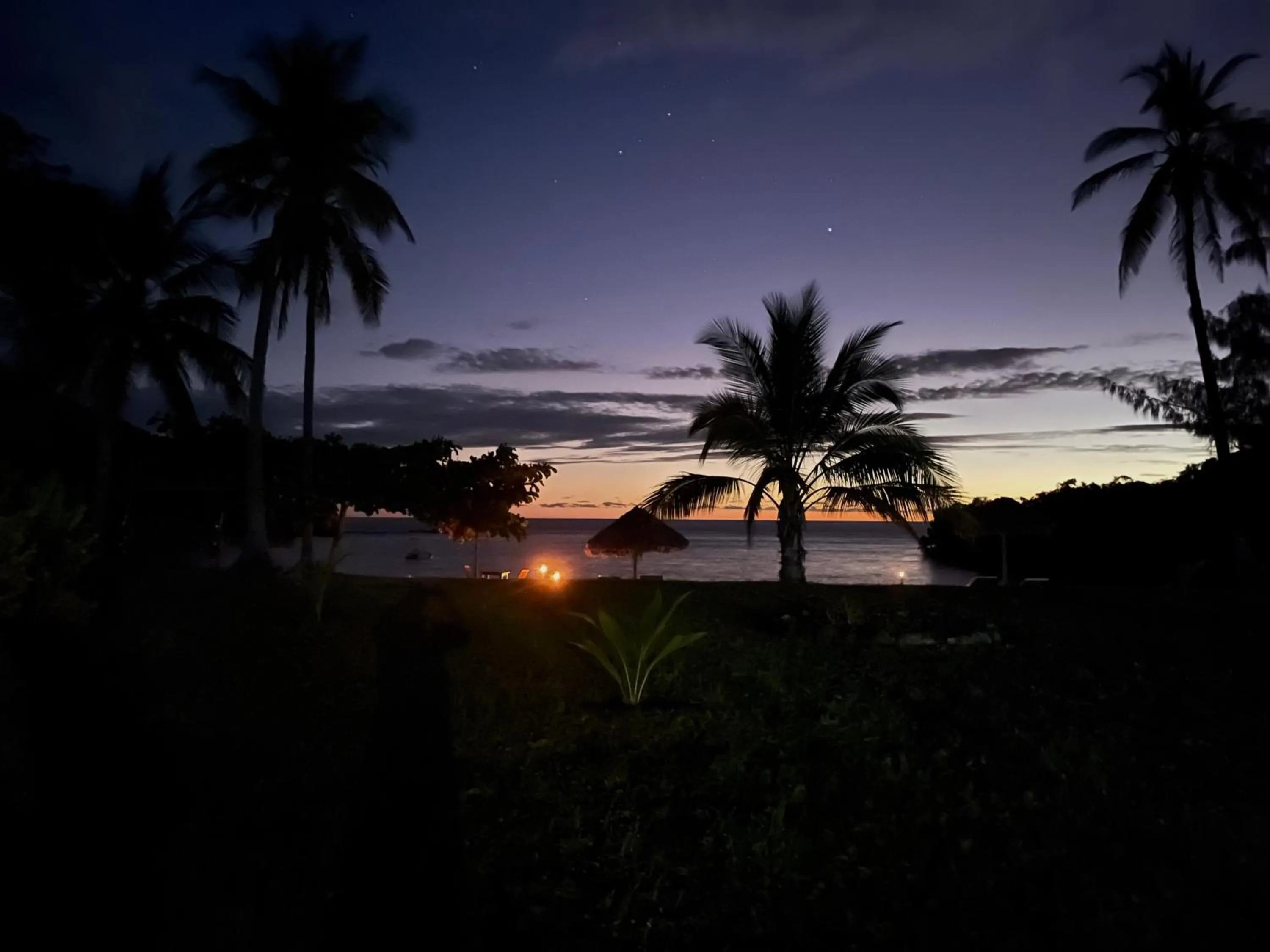 Garden in Hotel Océan Beach Sakatia