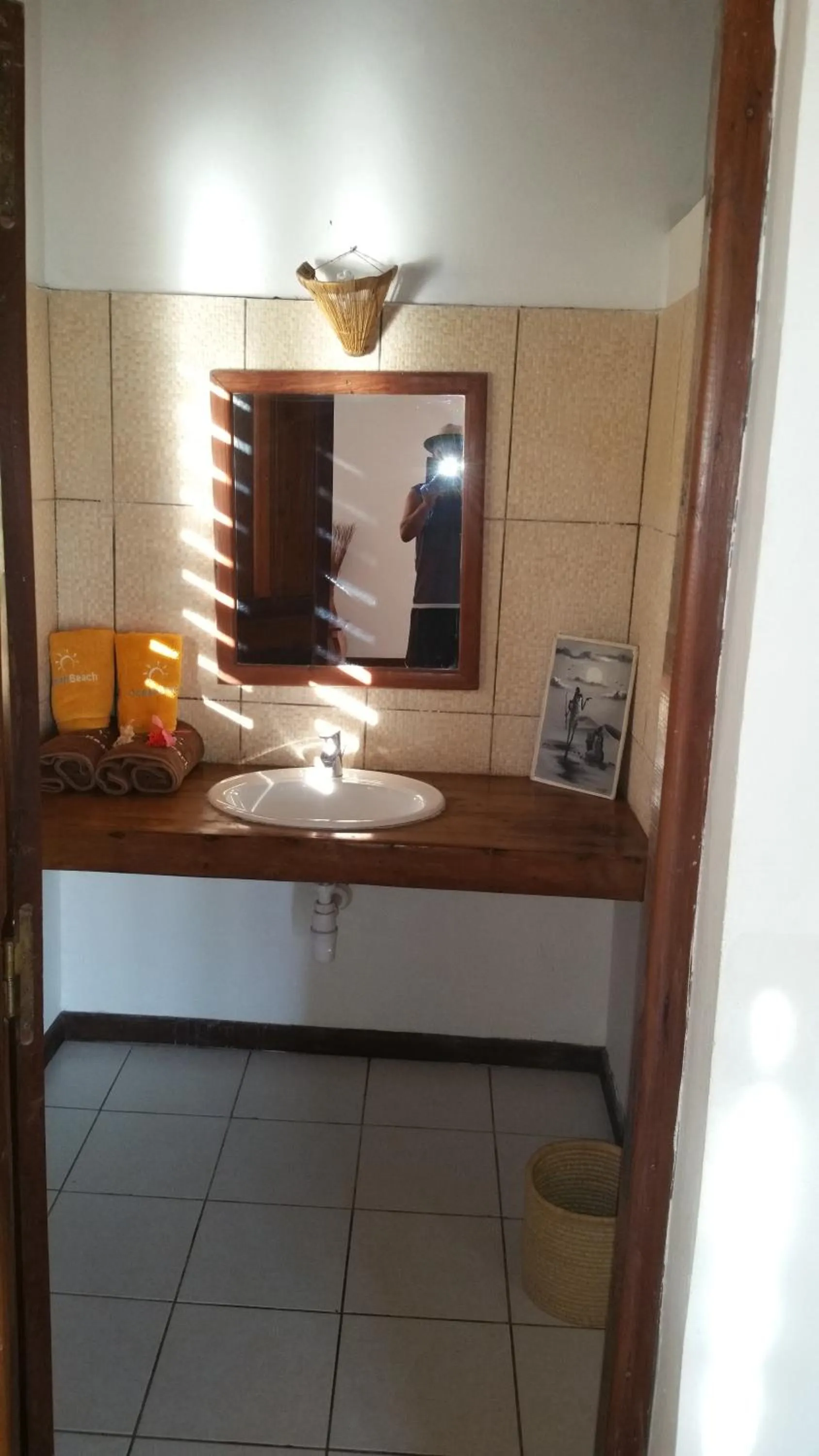 Bathroom in Hotel Océan Beach Sakatia