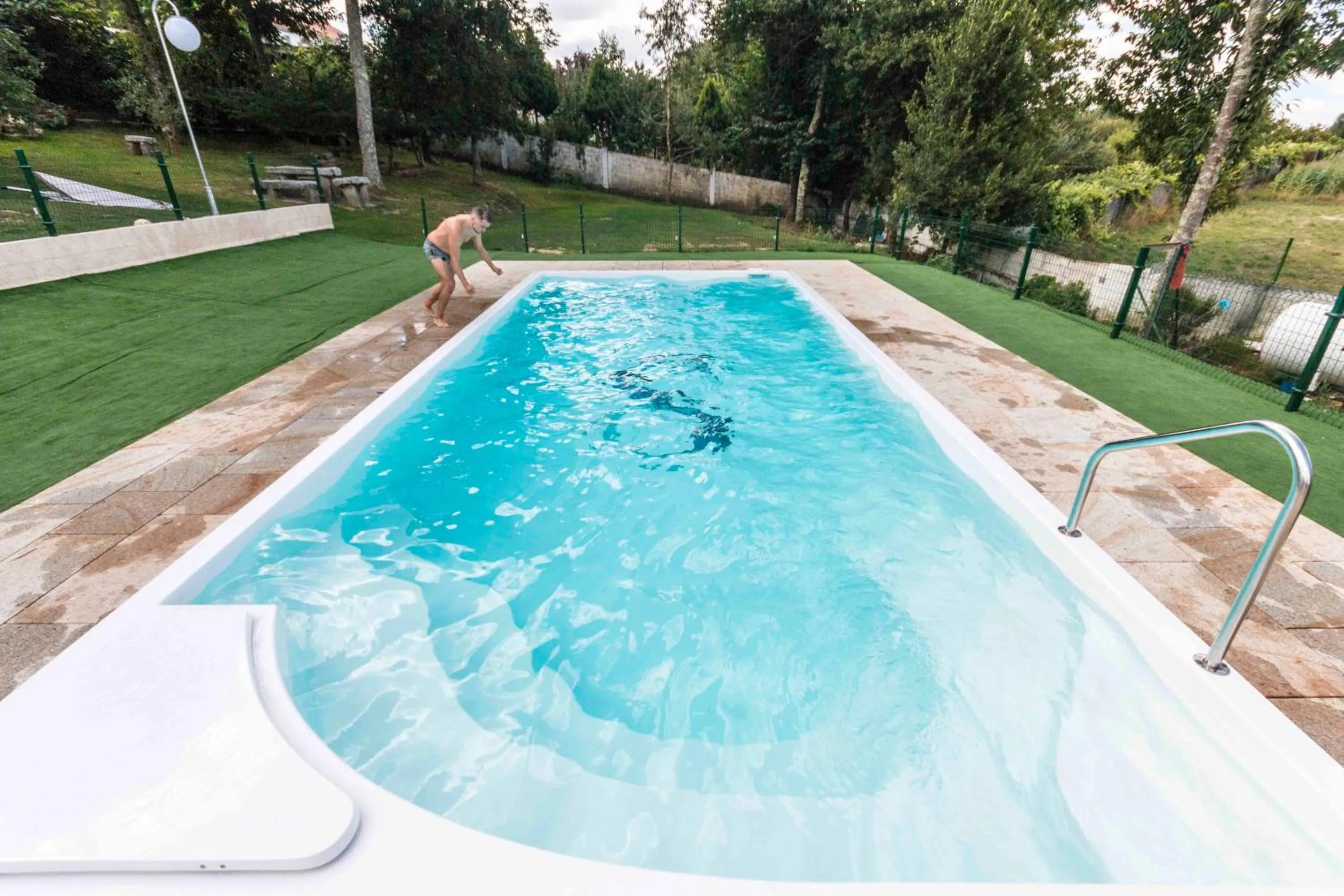 Swimming pool in Hotel Santa Cruz
