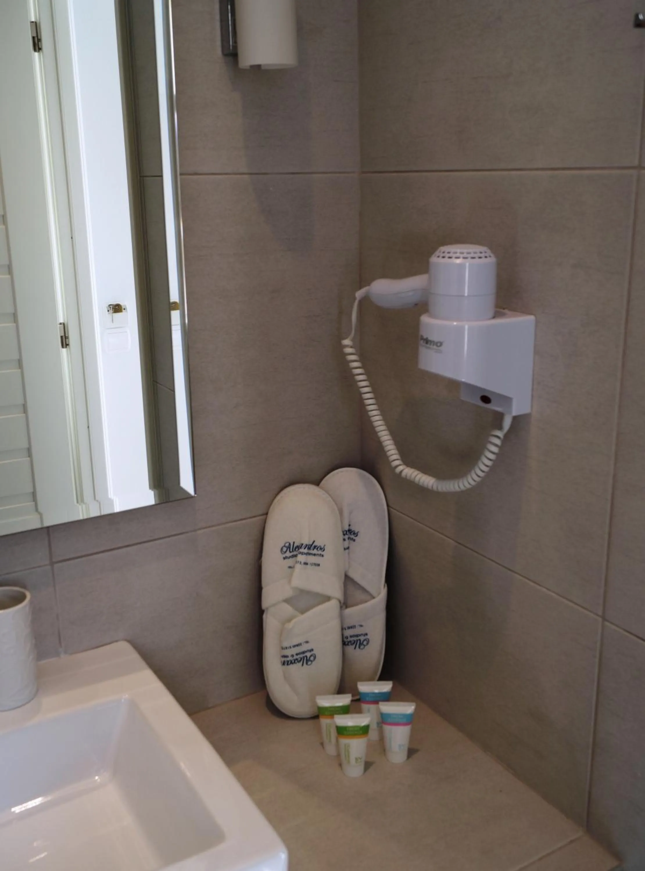 Bathroom in Alexandros Apartments