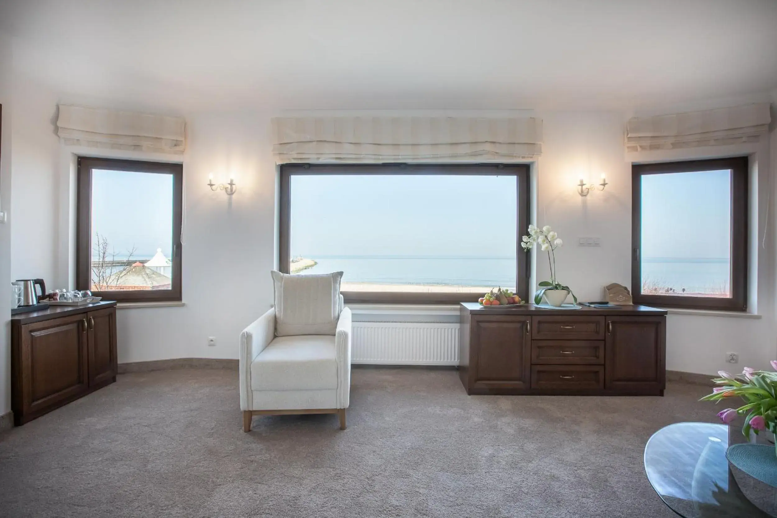 Deluxe Double Room with Sea View in COLUMBUS Apartamenty Ustka - Limanowskiego 1 Deluxe Double Room with Sea View in COLUMBUS Apartamenty Ustka - Limanowskiego 1