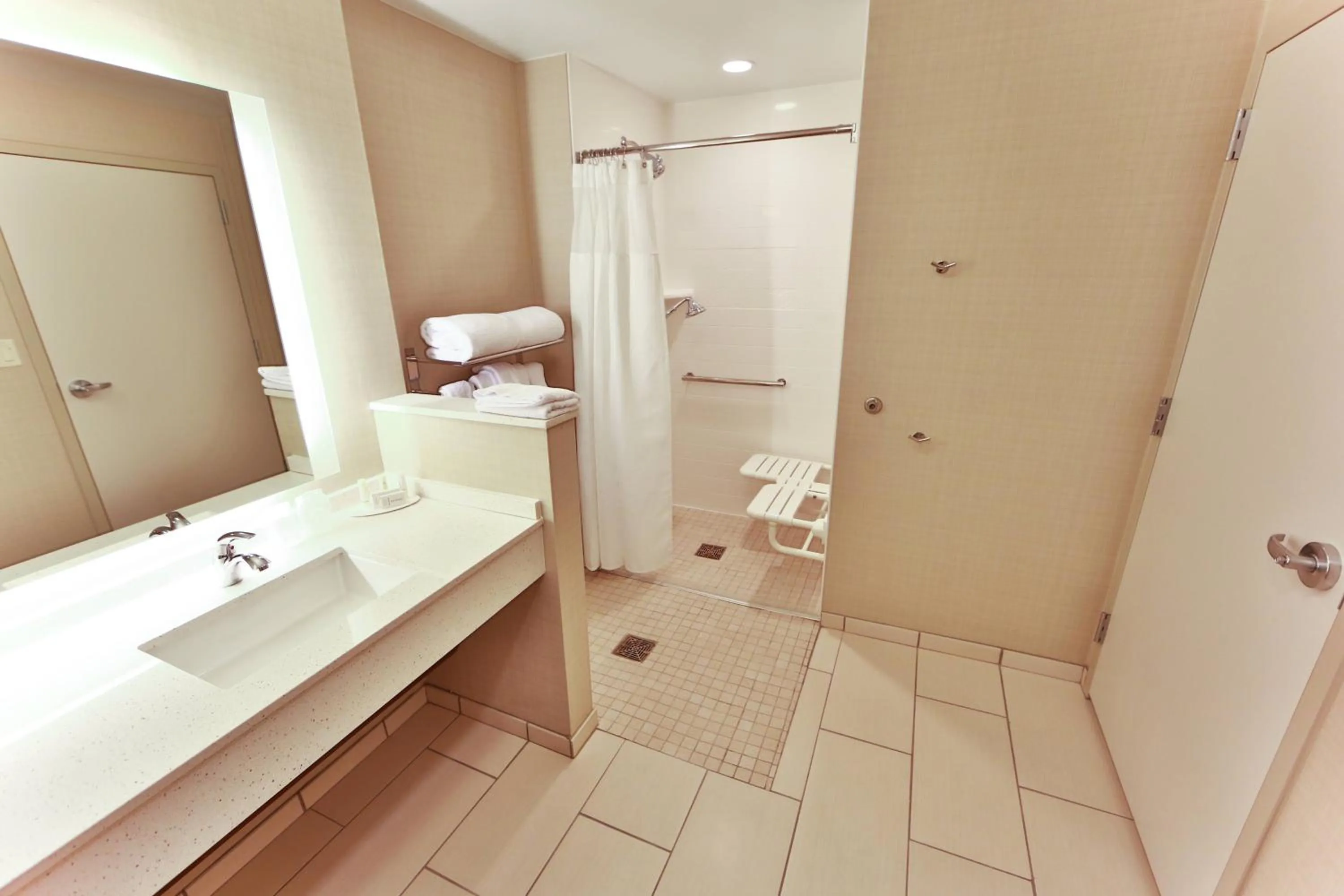 Bathroom in Fairfield Inn & Suites by Marriott Savannah Midtown