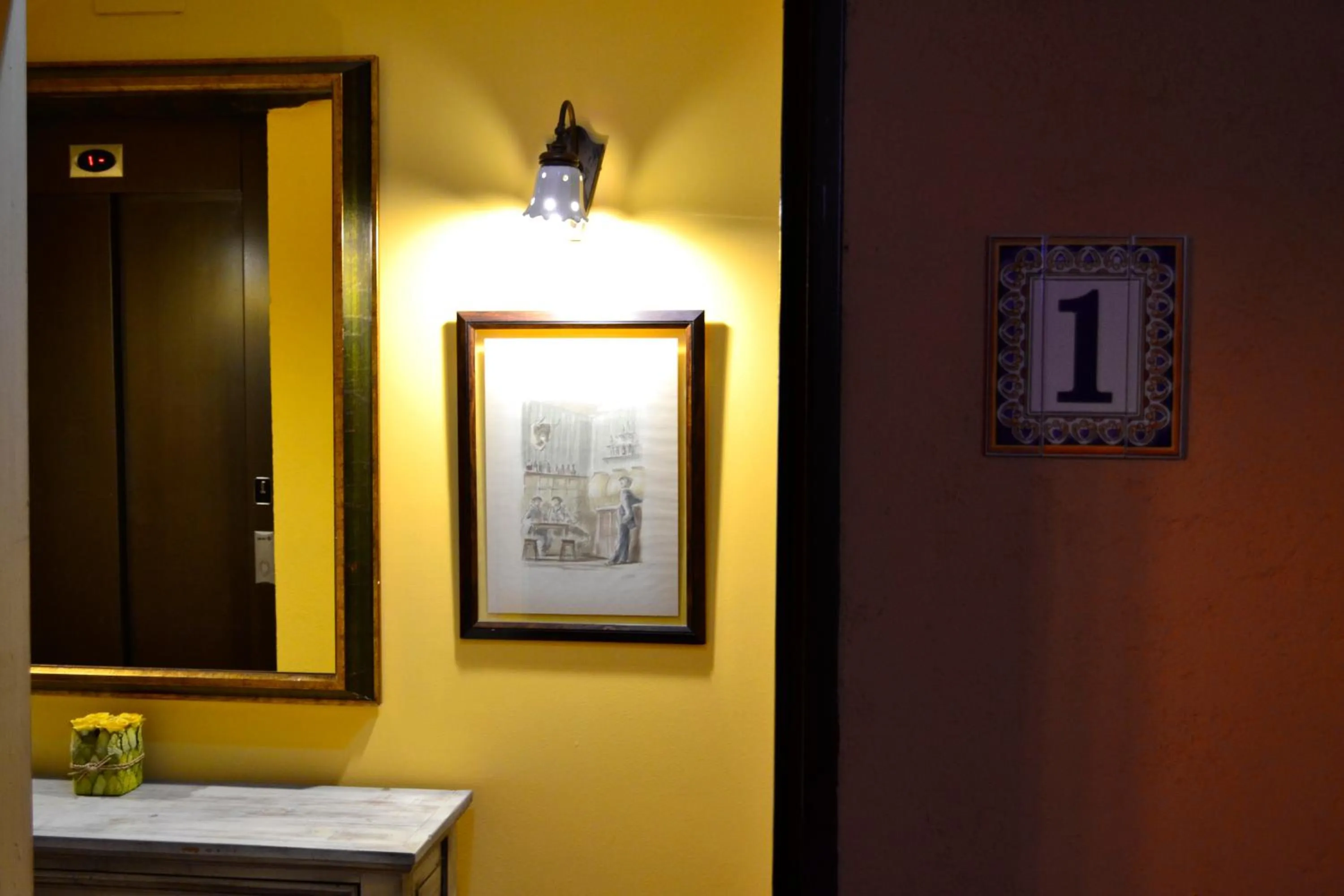 Decorative detail in Hotel Alda Vía León