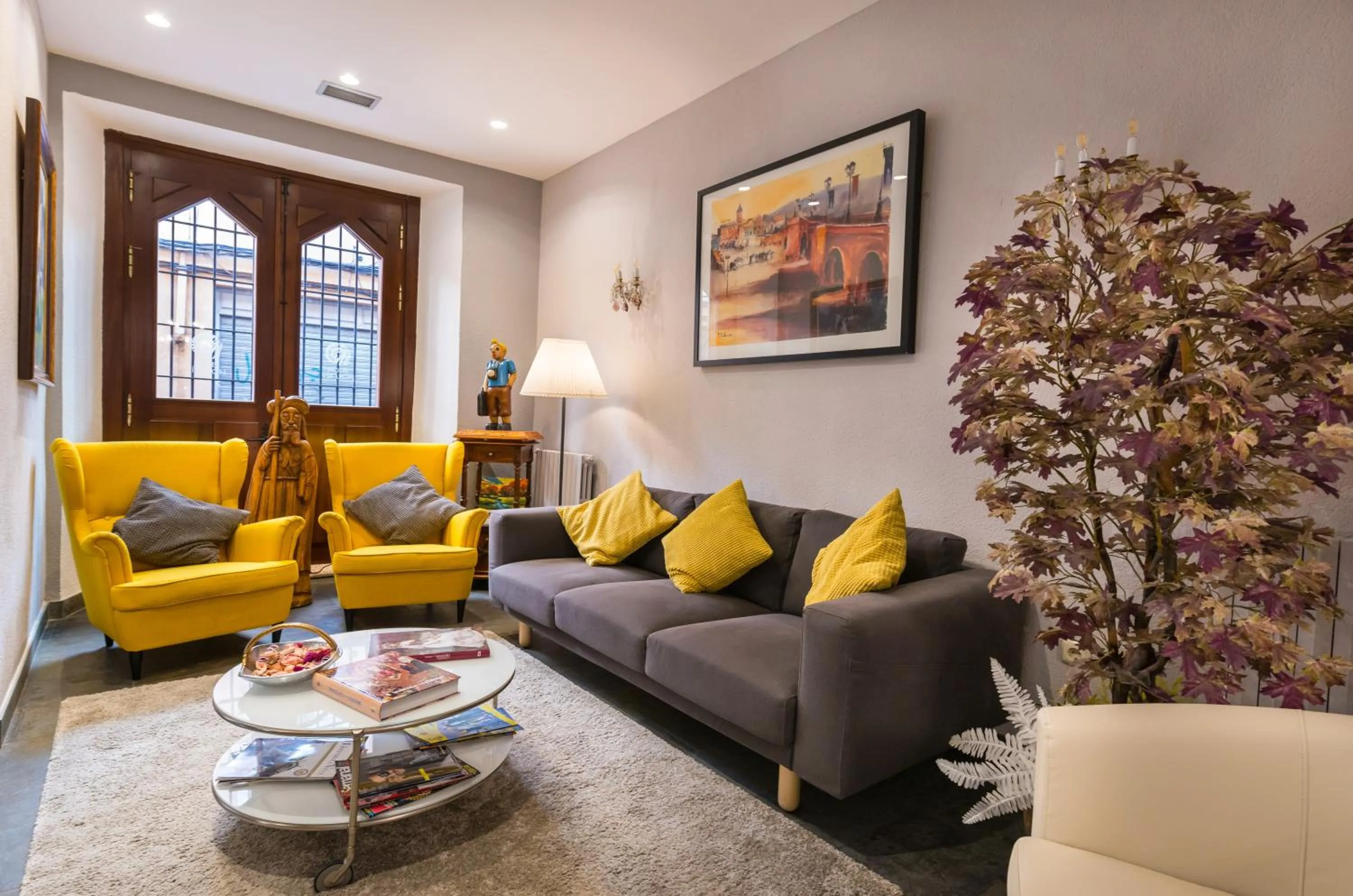 Seating area in Hotel Alda Vía León