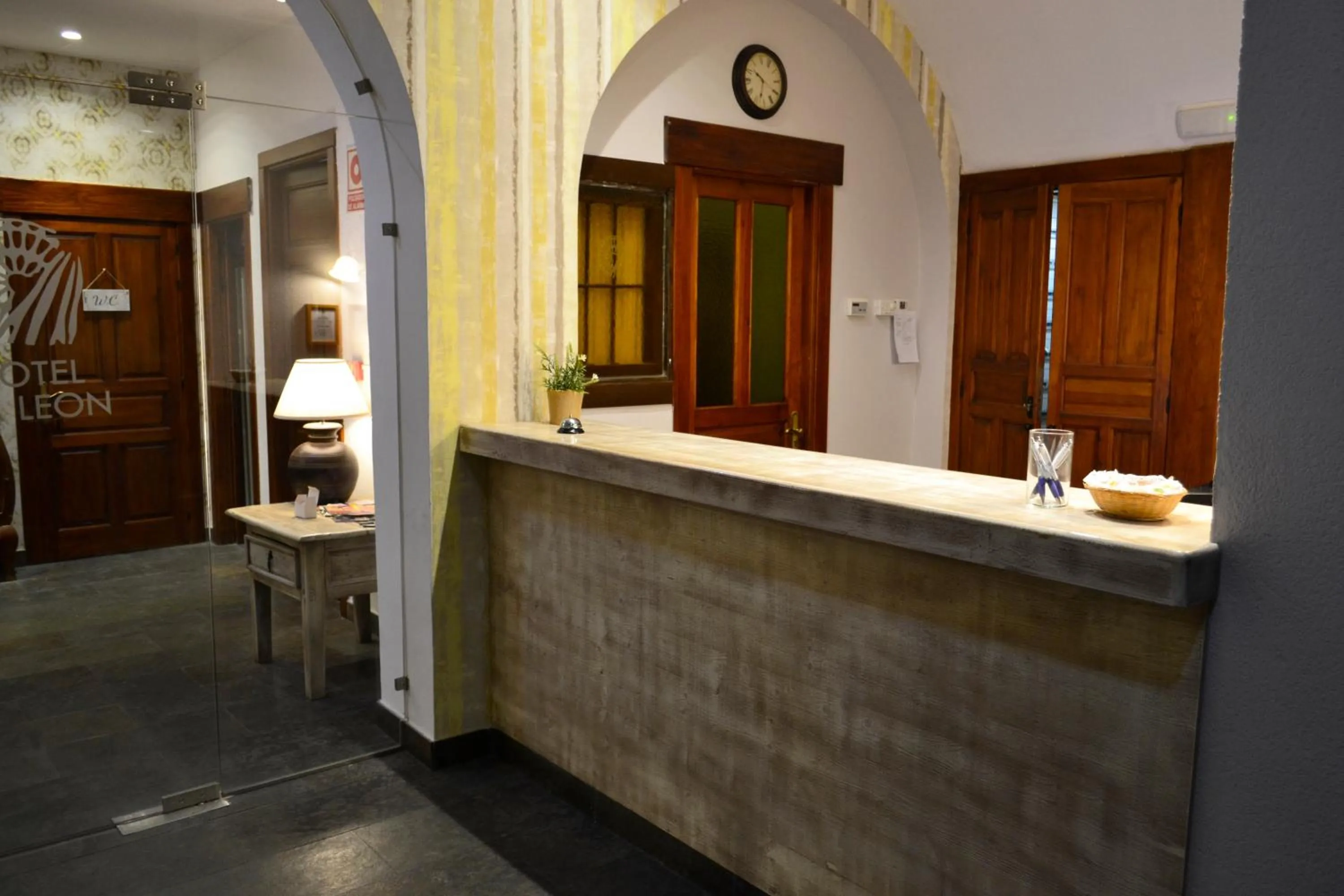 Lobby or reception in Hotel Alda Vía León