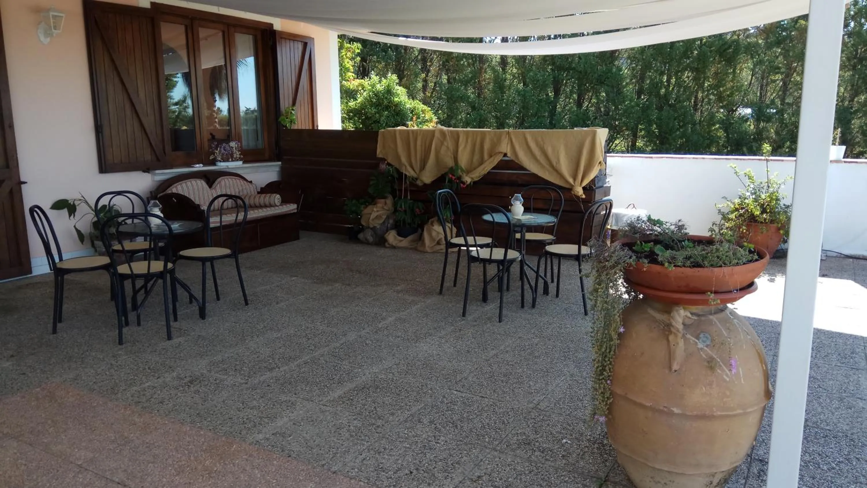 Balcony/Terrace in La dimora dei 5 sensi