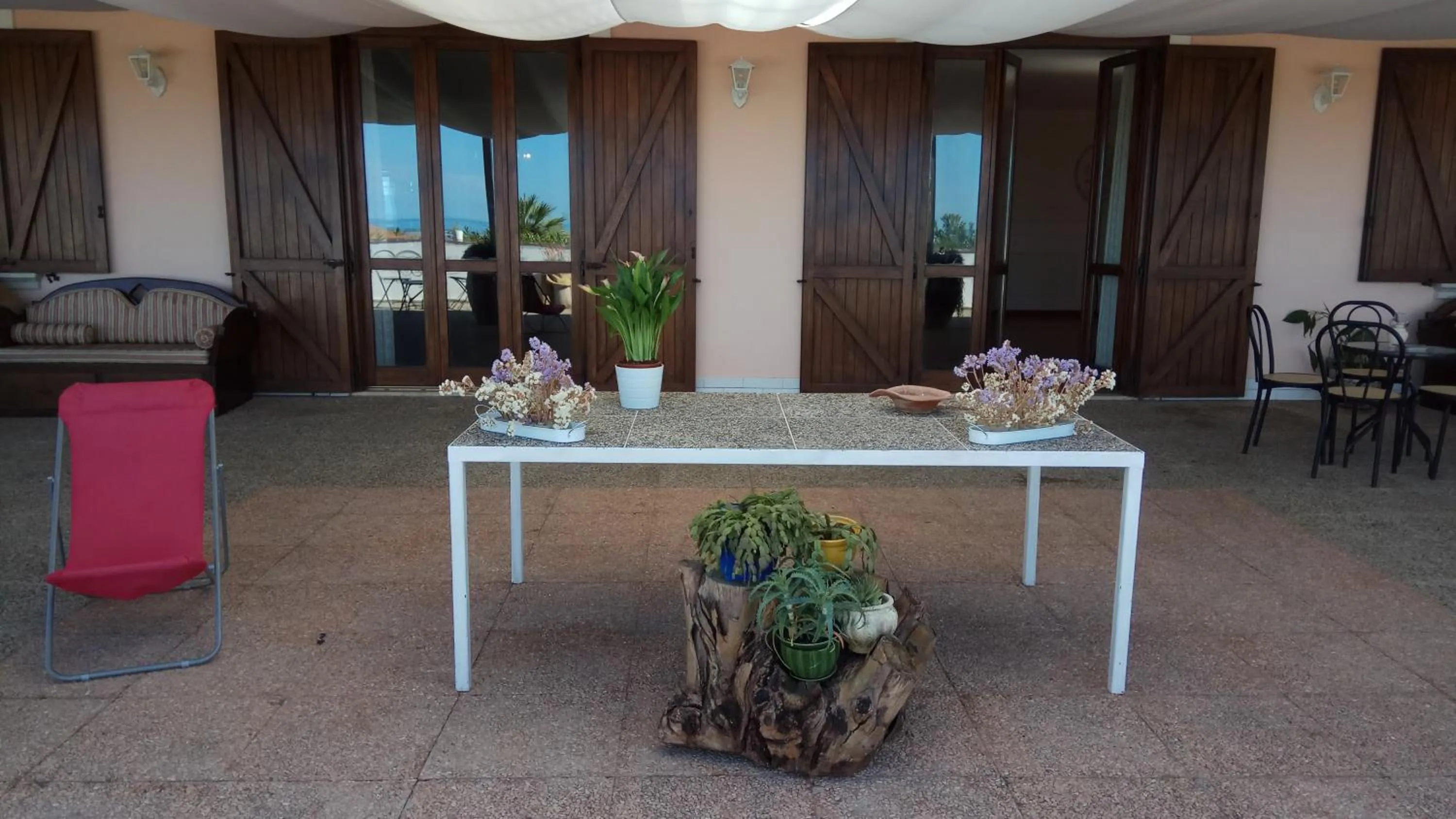 Balcony/Terrace in La dimora dei 5 sensi