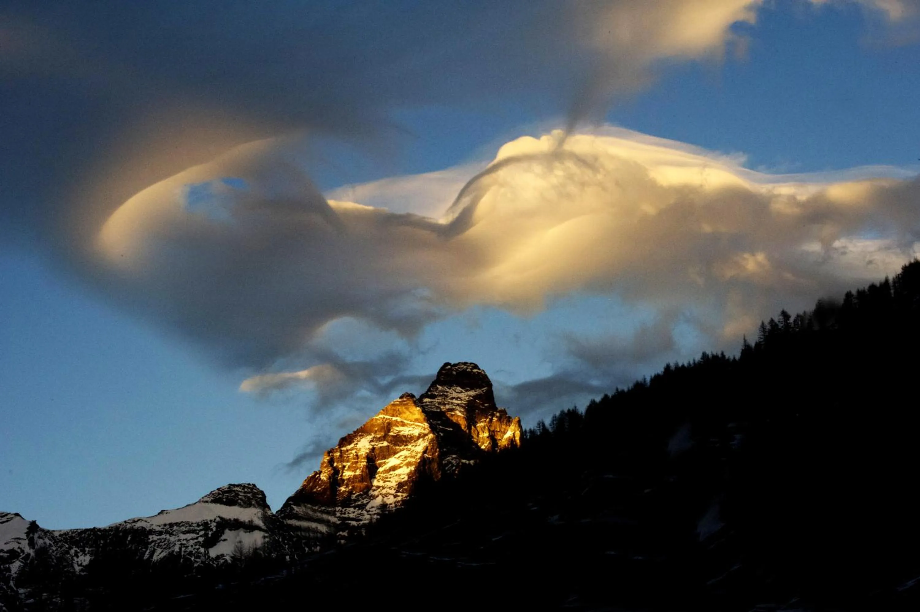 Natural landscape in Les Neiges D'Antan