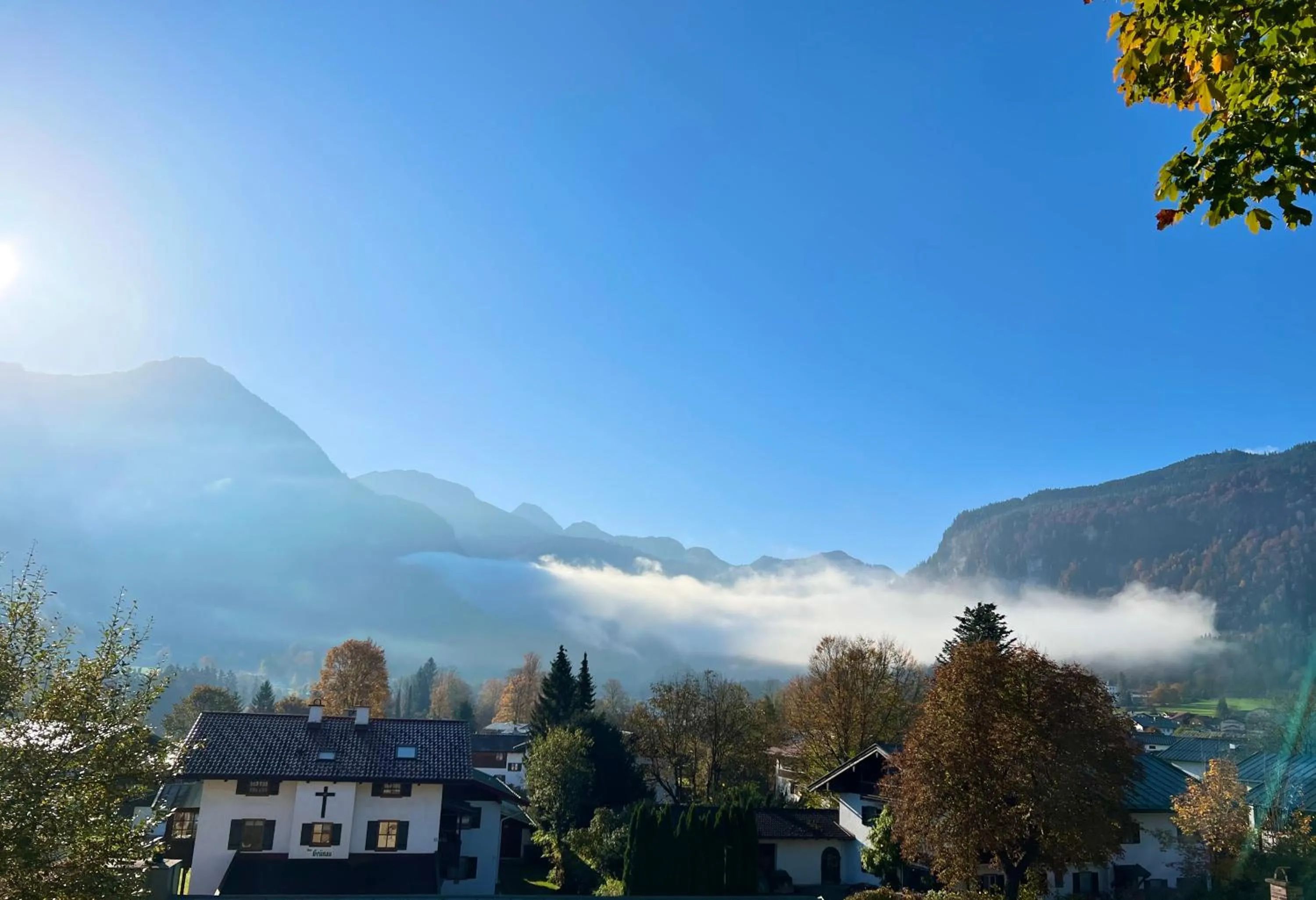 Mountain view in Hotel Bärenstüberl