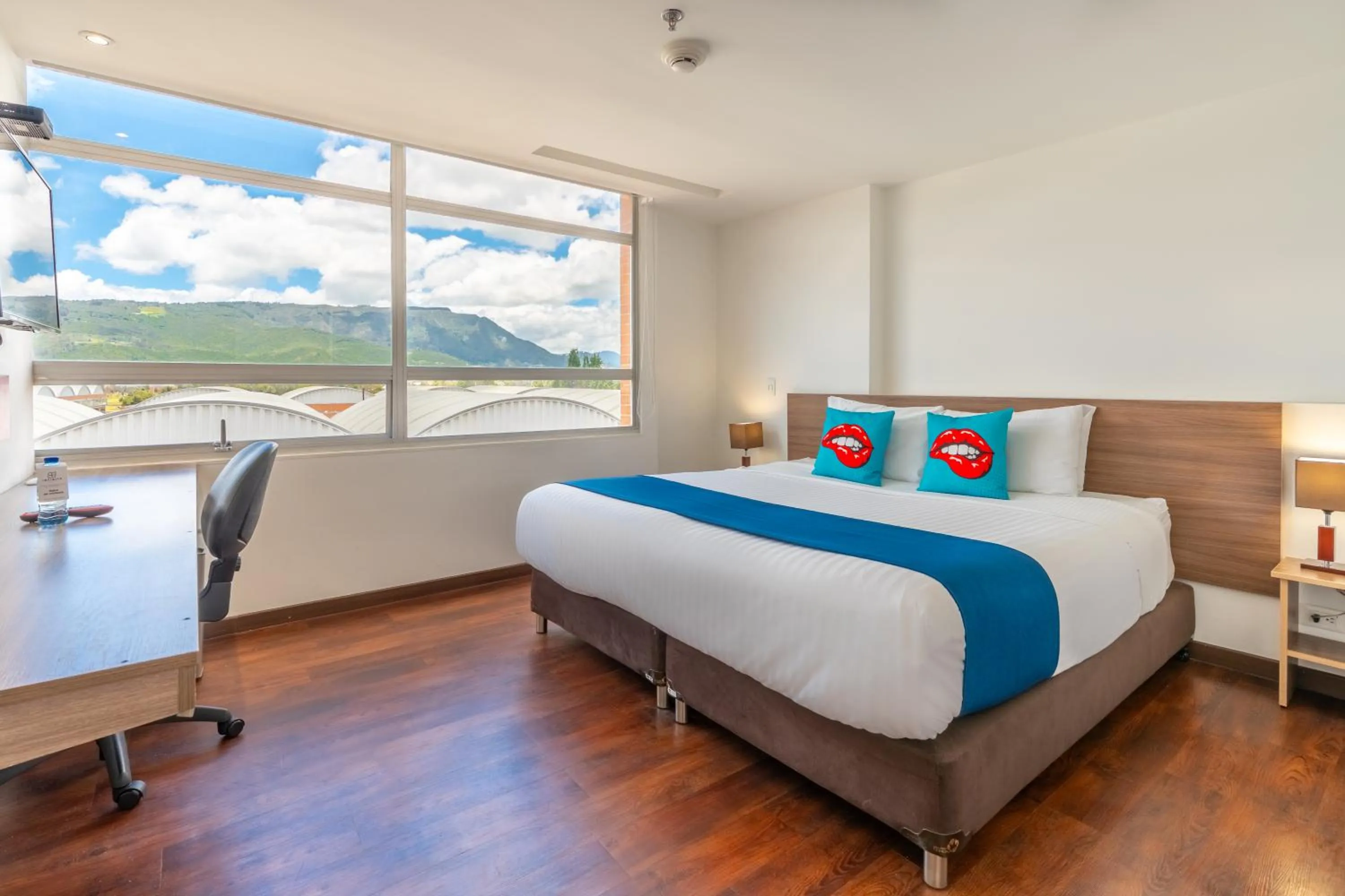 Bed in Pop Art Hotel Tocancipá y Centro de Convenciones