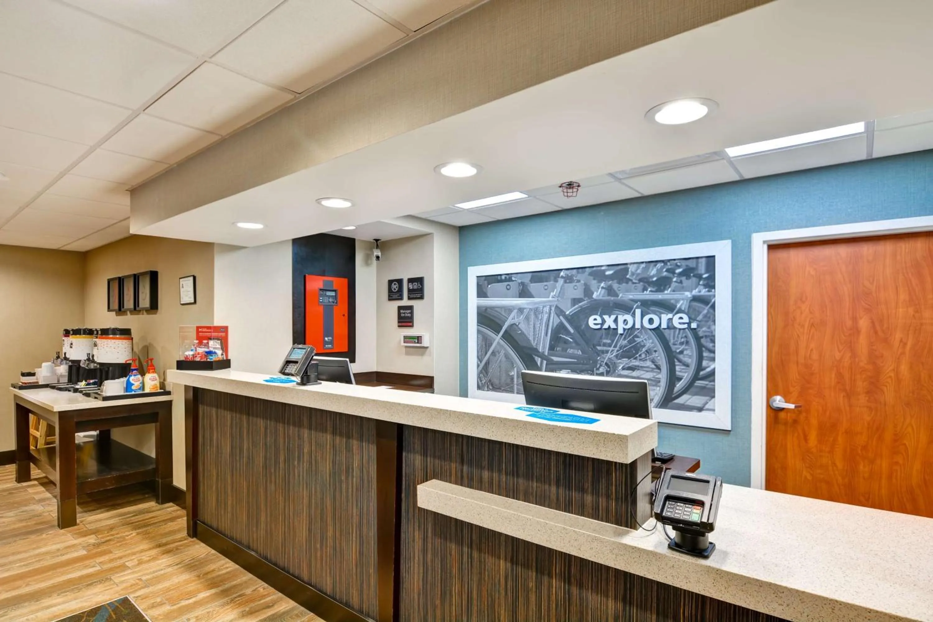 Lobby or reception in Hampton Inn Hendersonville