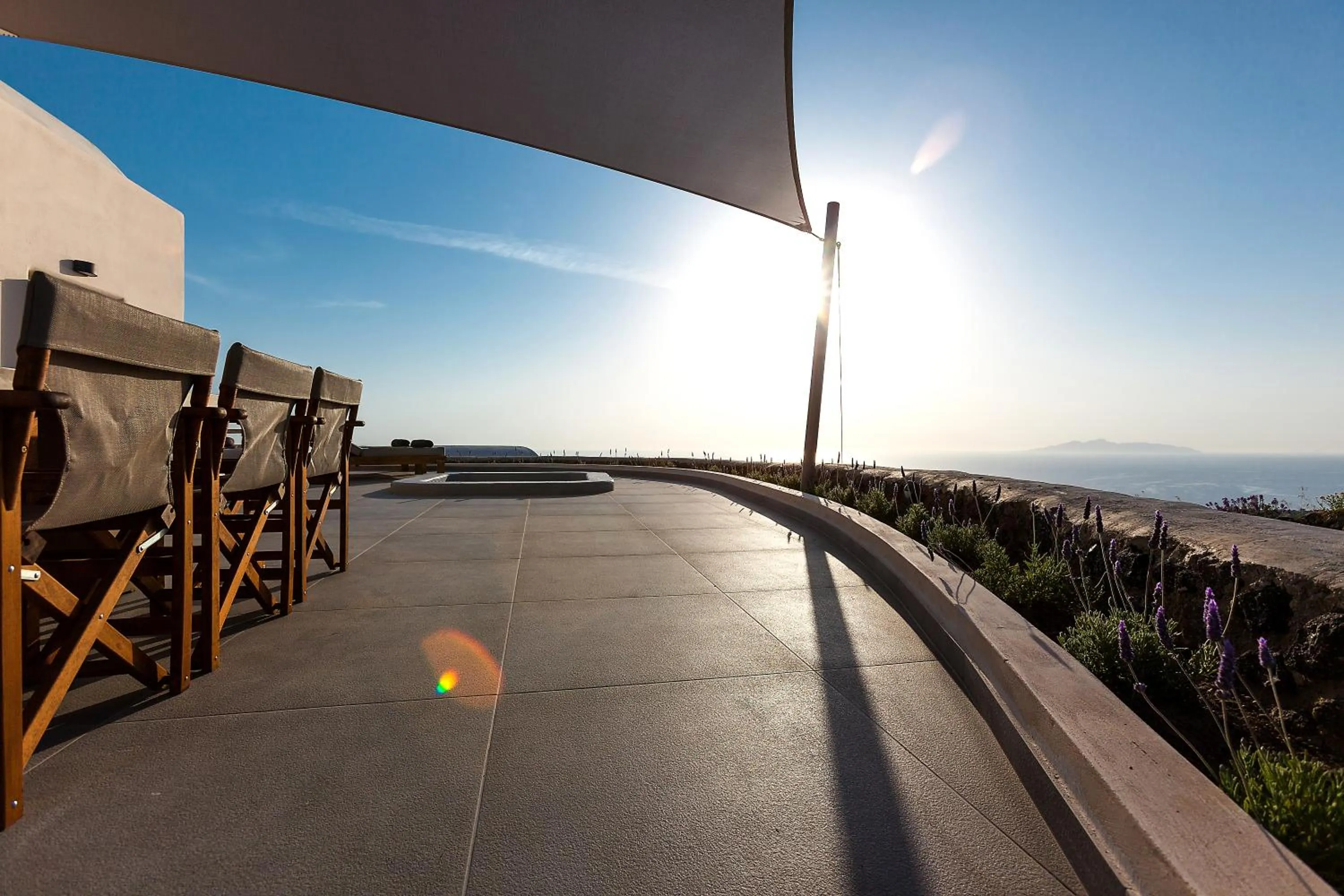 Balcony/Terrace in Villa Vinea Santorini