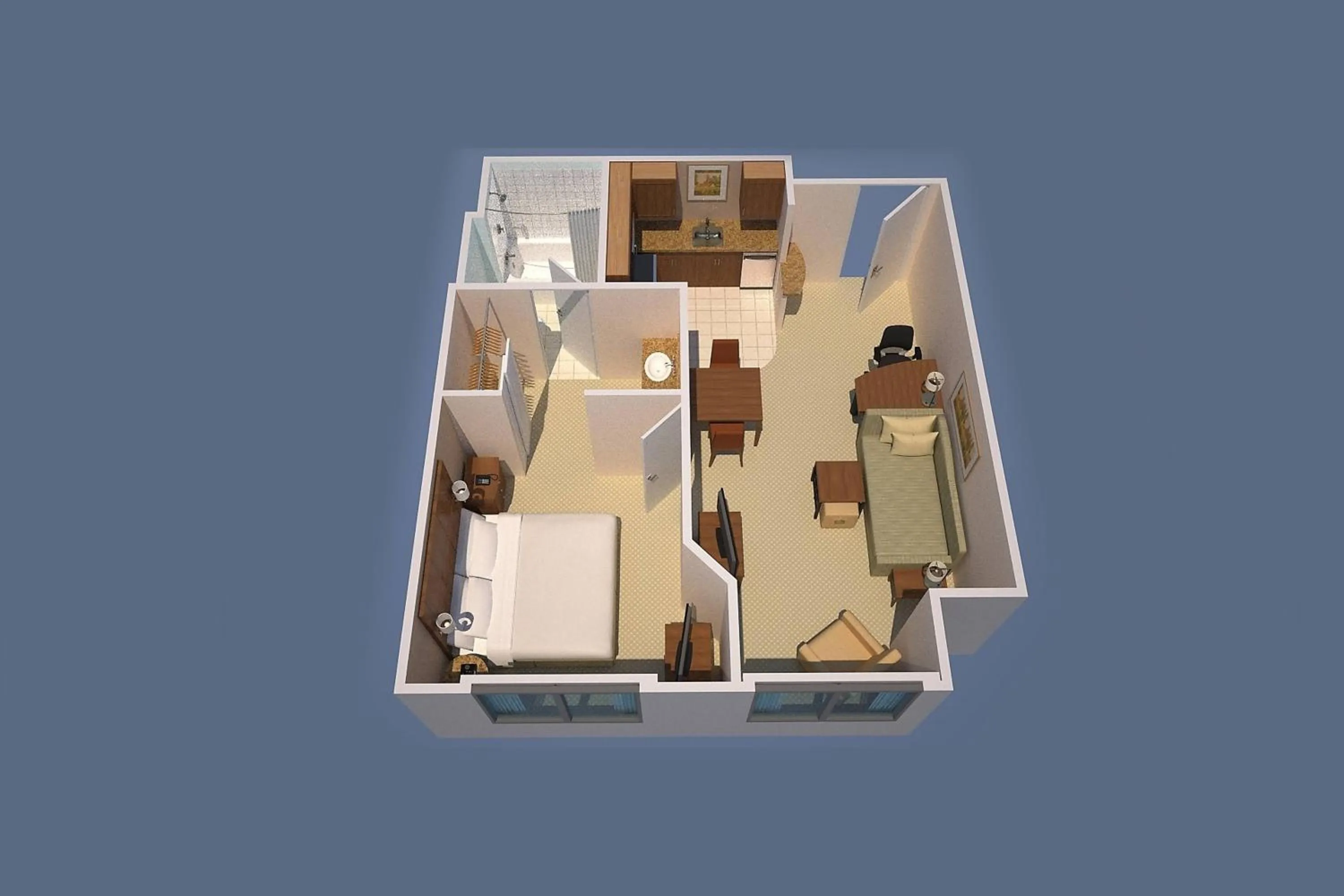 Bedroom in Residence Inn by Marriott Springfield Old Keene Mill