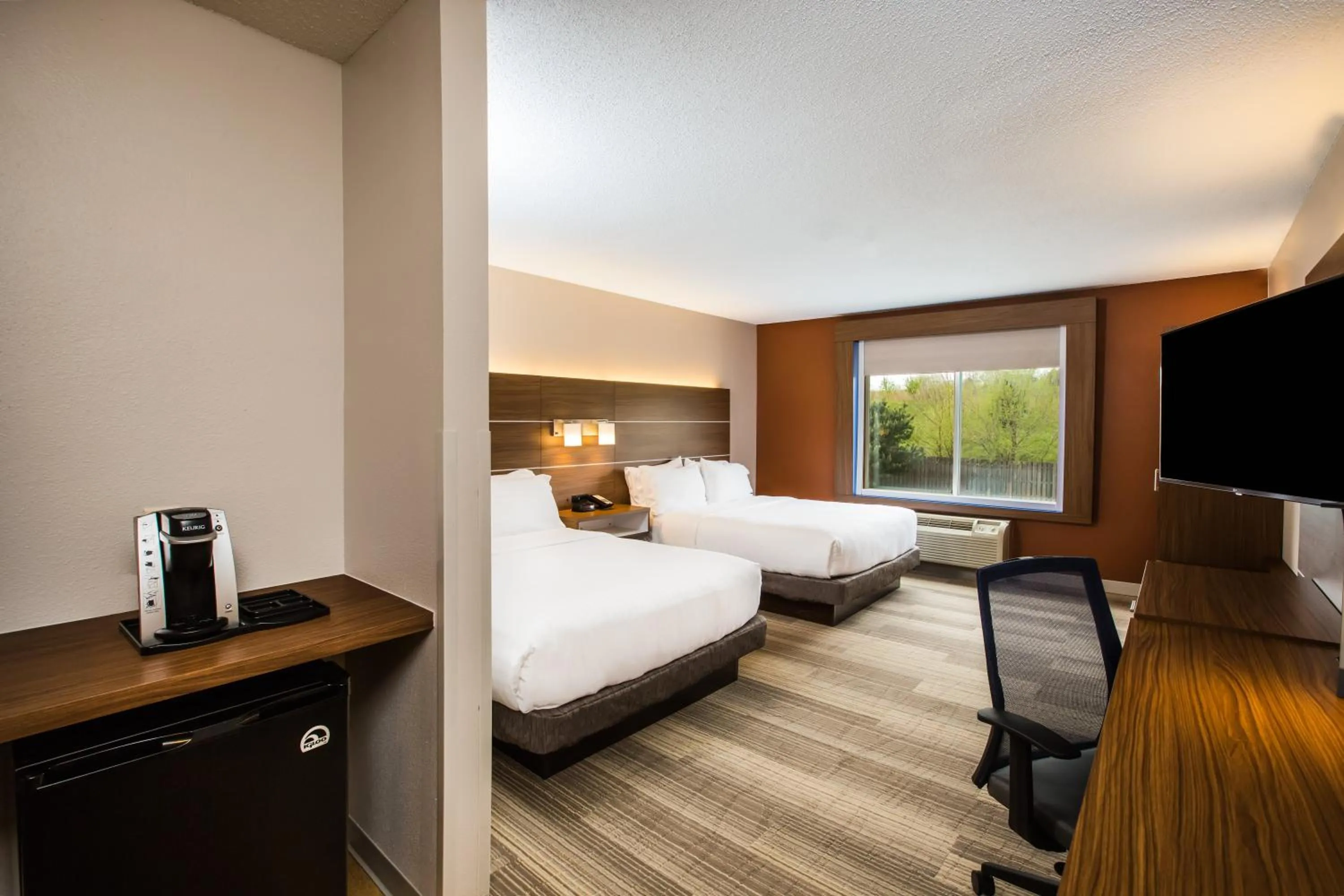 Photo of the whole room, Bed in Holiday Inn Express & Suites Bellevue -Omaha Area- by IHG